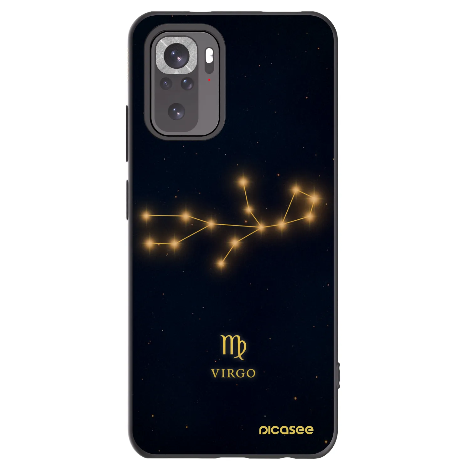 Picasee crna silikonska maskica za Xiaomi Redmi Note 11S 4G - VIRGO