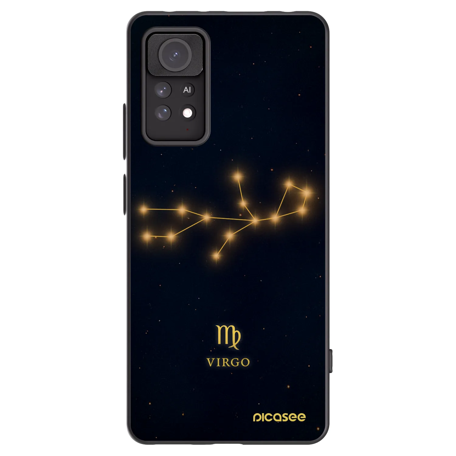 Picasee crna silikonska maskica za Xiaomi Redmi Note 11 Pro 5G - VIRGO