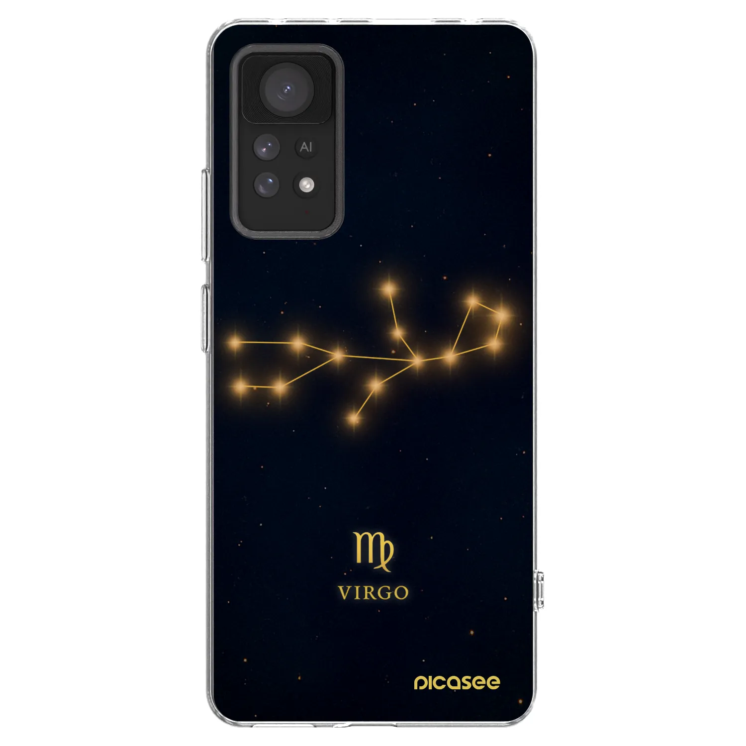 Picasee silikonska prozirna maskica za Xiaomi Redmi Note 11 Pro 5G - VIRGO