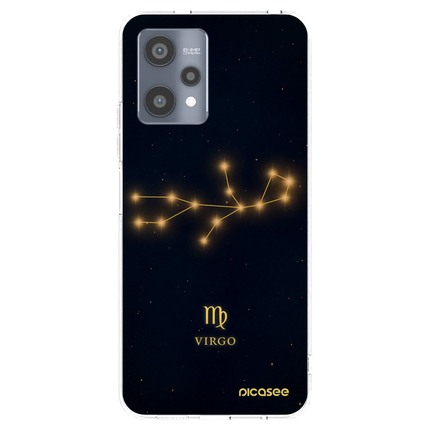 Picasee silikonska prozirna maskica za Realme 9 Pro 5G - VIRGO