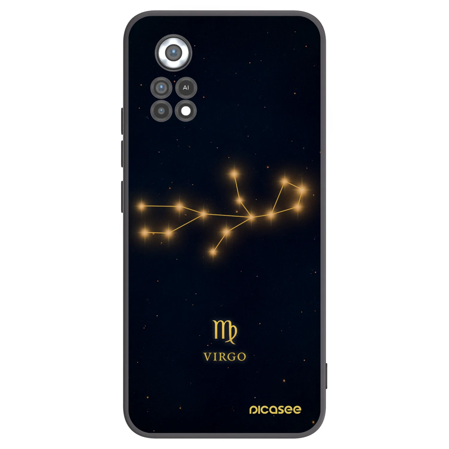 Picasee crna silikonska maskica za Xiaomi Poco X4 Pro 5G - VIRGO
