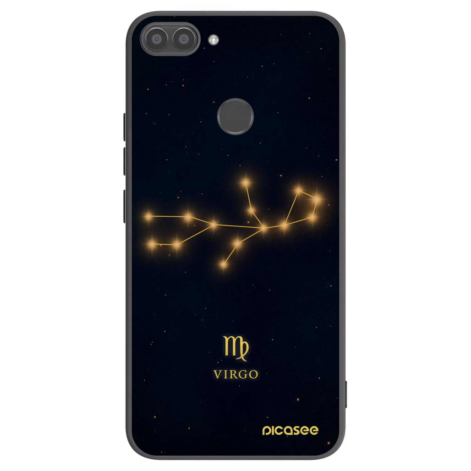 Picasee crna silikonska maskica za Huawei P Smart - VIRGO