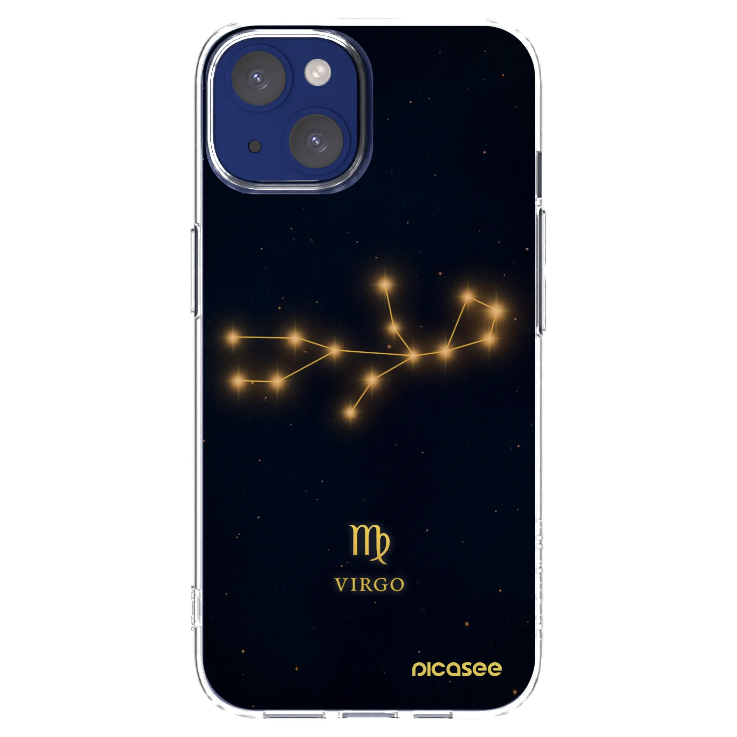 Picasee silikonska prozirna maskica za Apple iPhone 14 - VIRGO