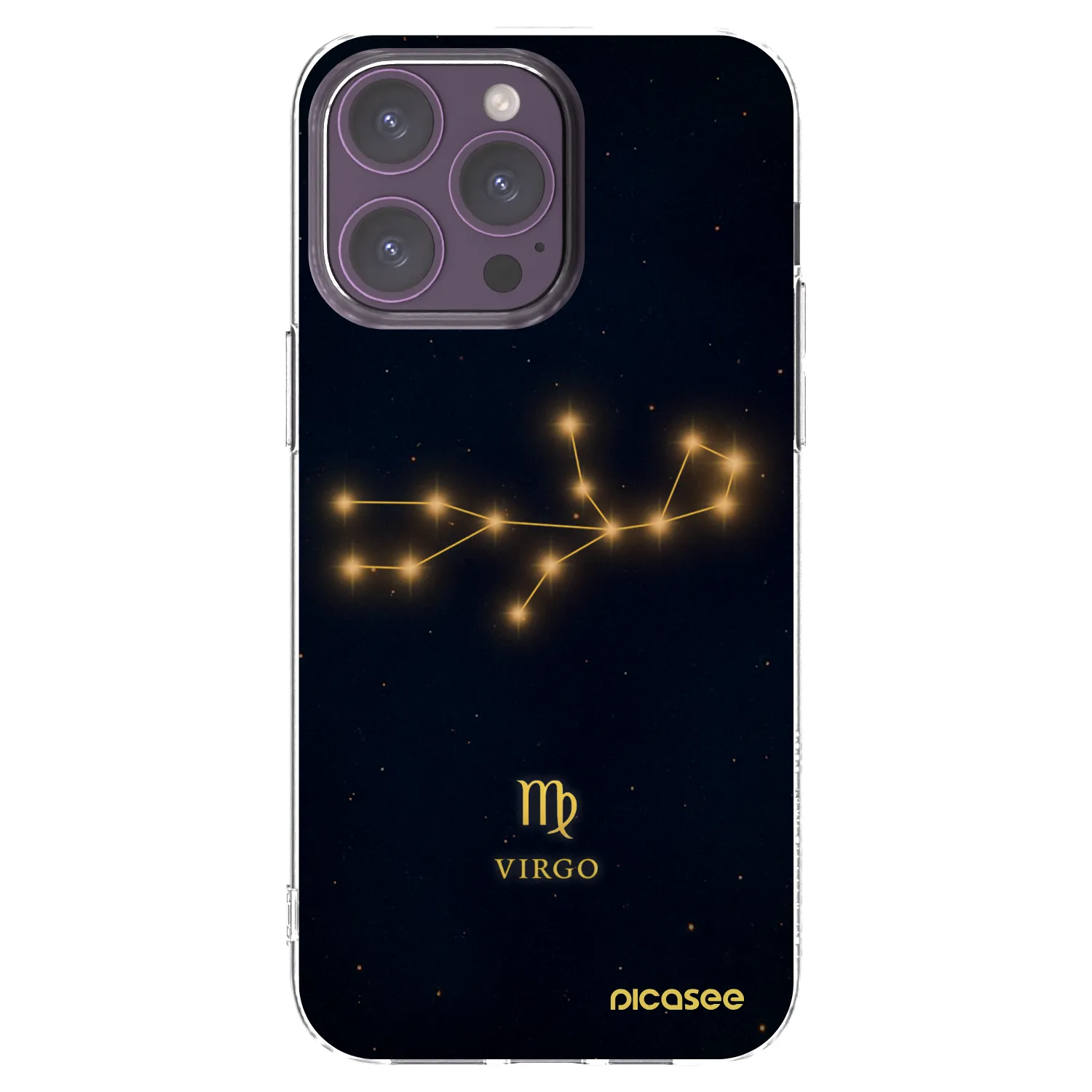 Picasee silikonska prozirna maskica za Apple iPhone 14 Pro Max - VIRGO