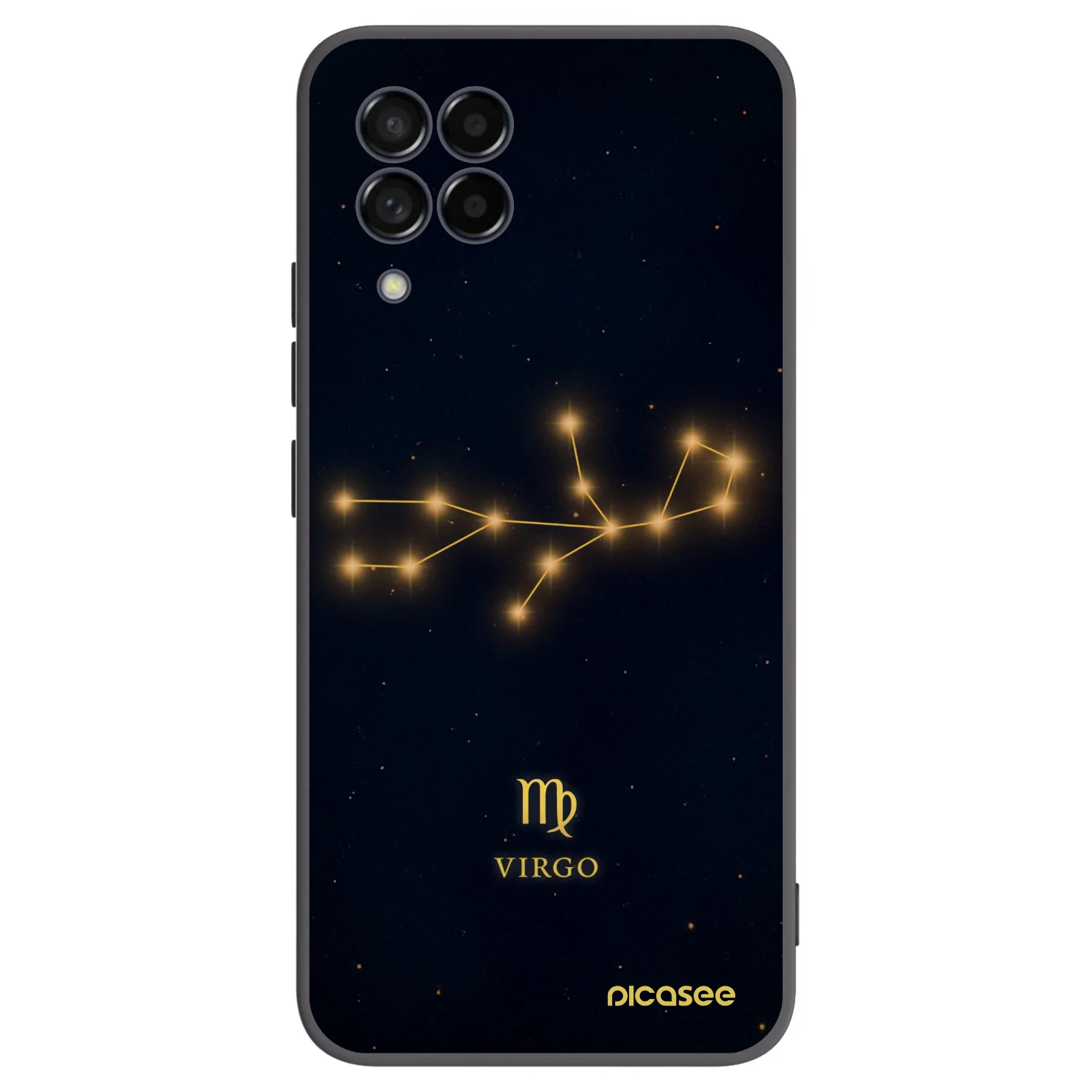 Picasee crna silikonska maskica za Samsung Galaxy M53 5G - VIRGO