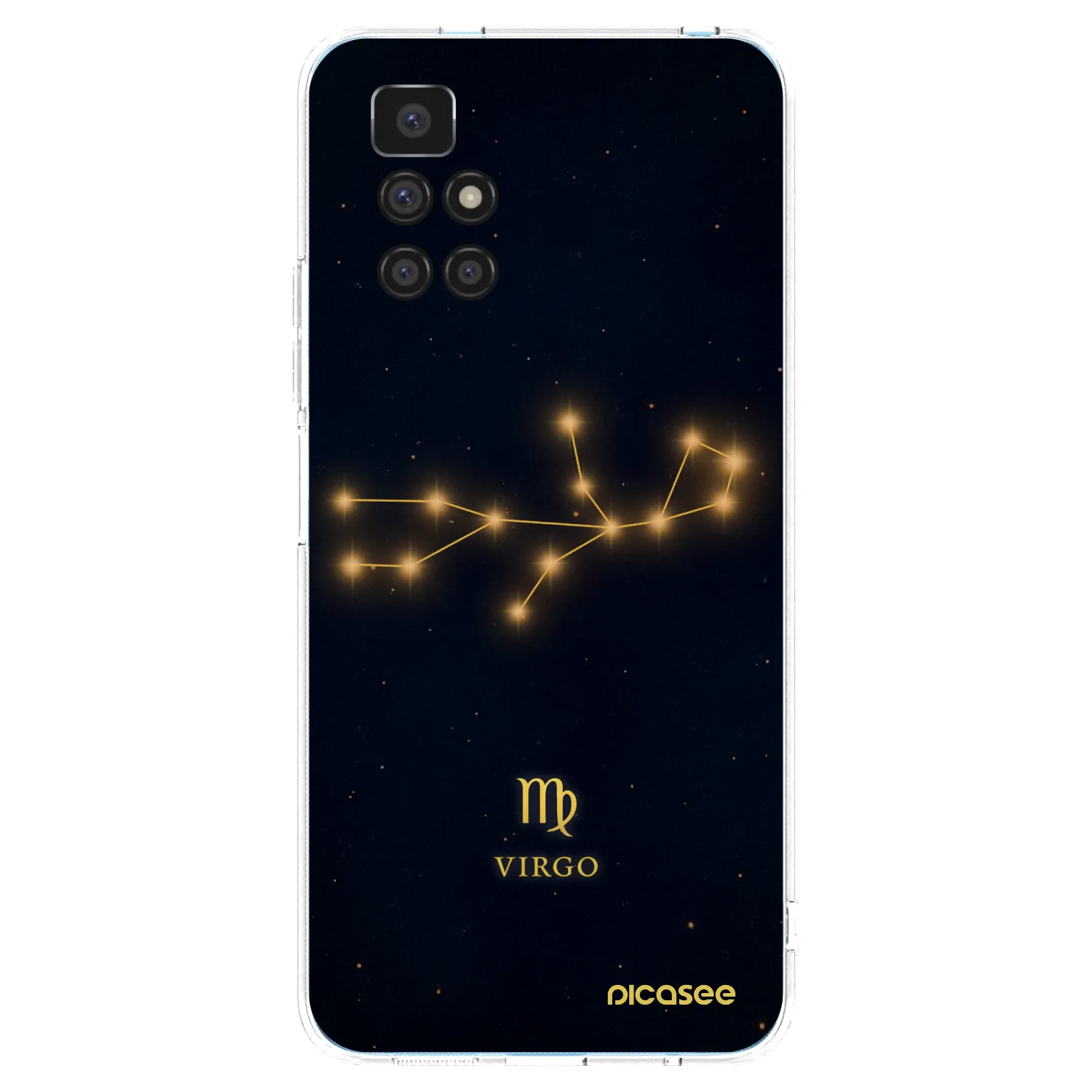Picasee silikonska prozirna maskica za Xiaomi Redmi 10 (2022) - VIRGO