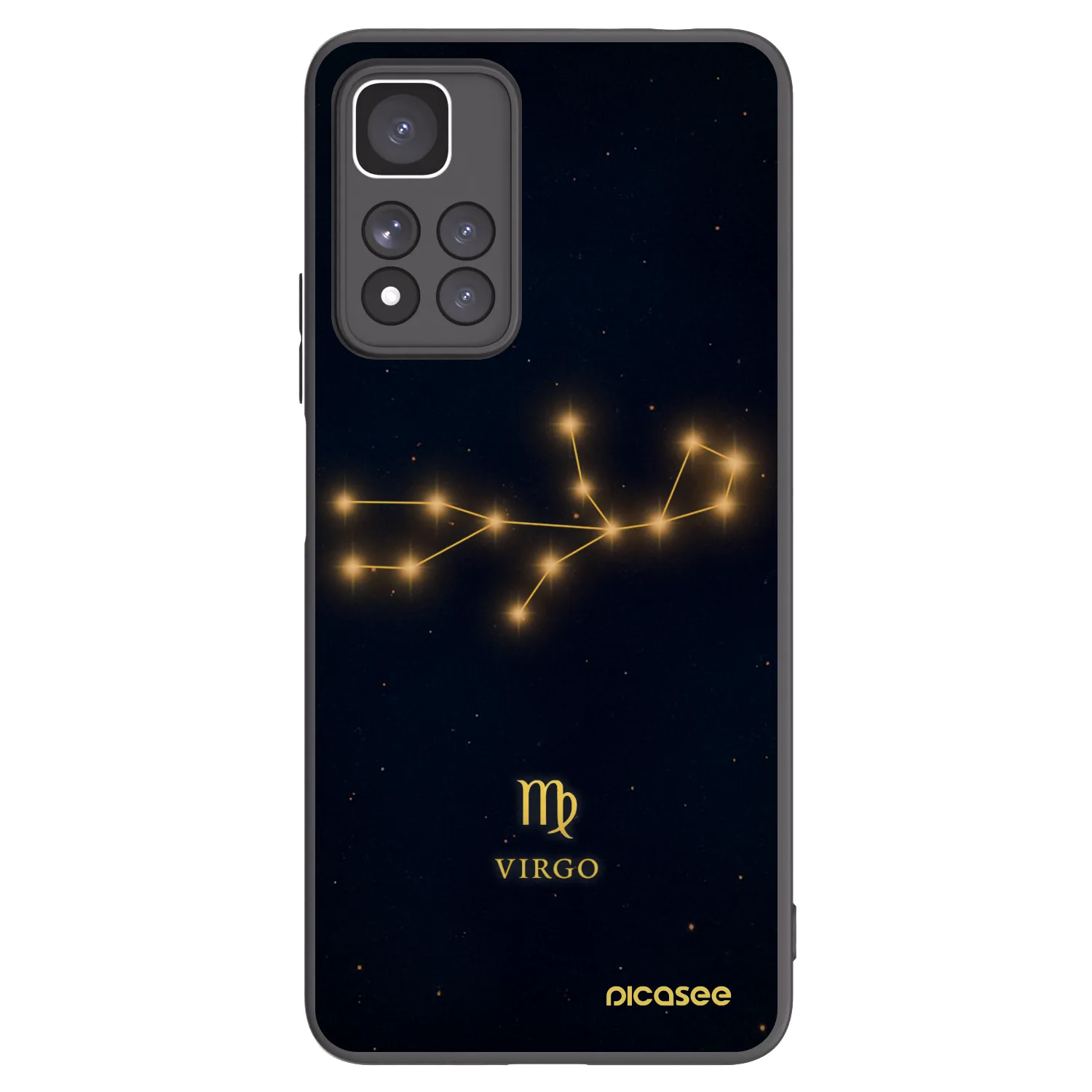 Picasee crna silikonska maskica za Xiaomi Redmi Note 11 Pro+ 5G - VIRGO