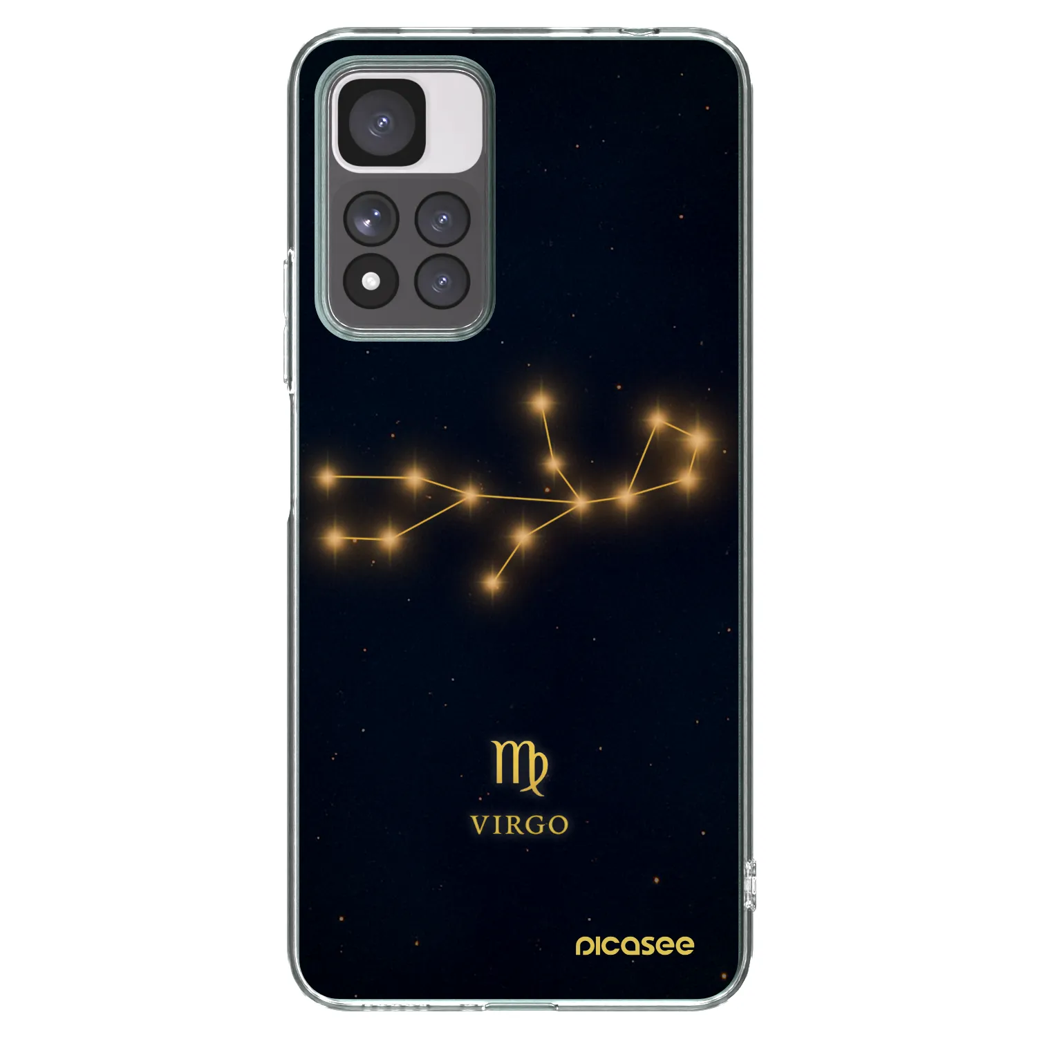 Picasee silikonska prozirna maskica za Xiaomi Redmi Note 11 Pro+ 5G - VIRGO
