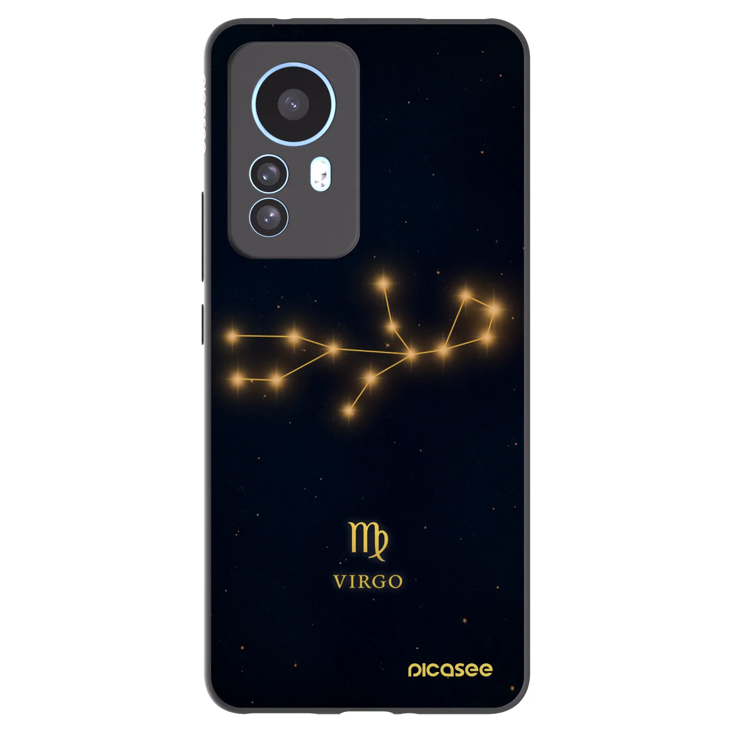 Picasee crna silikonska maskica za Xiaomi 12T - VIRGO