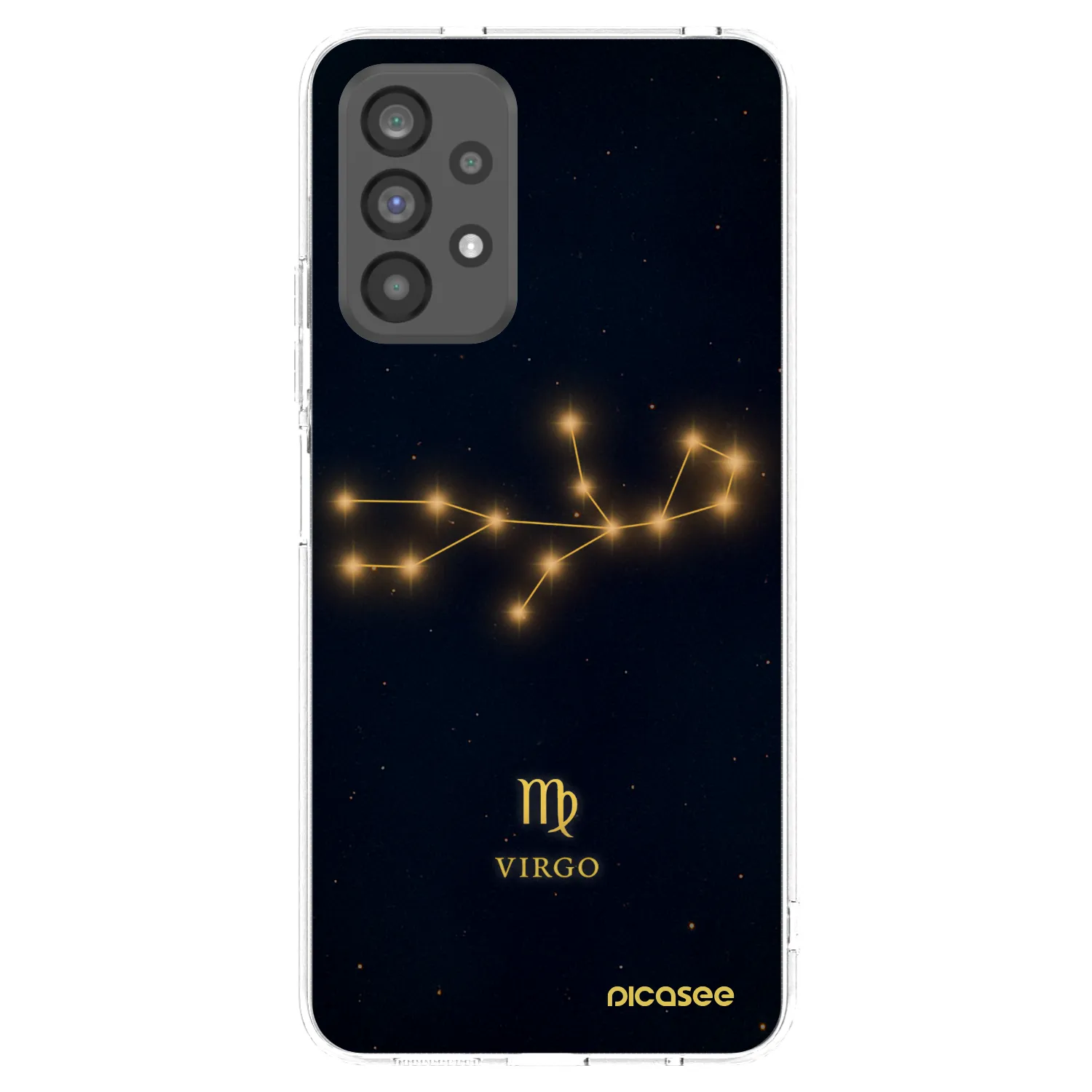 Picasee silikonska prozirna maskica za Samsung Galaxy A73 5G - VIRGO