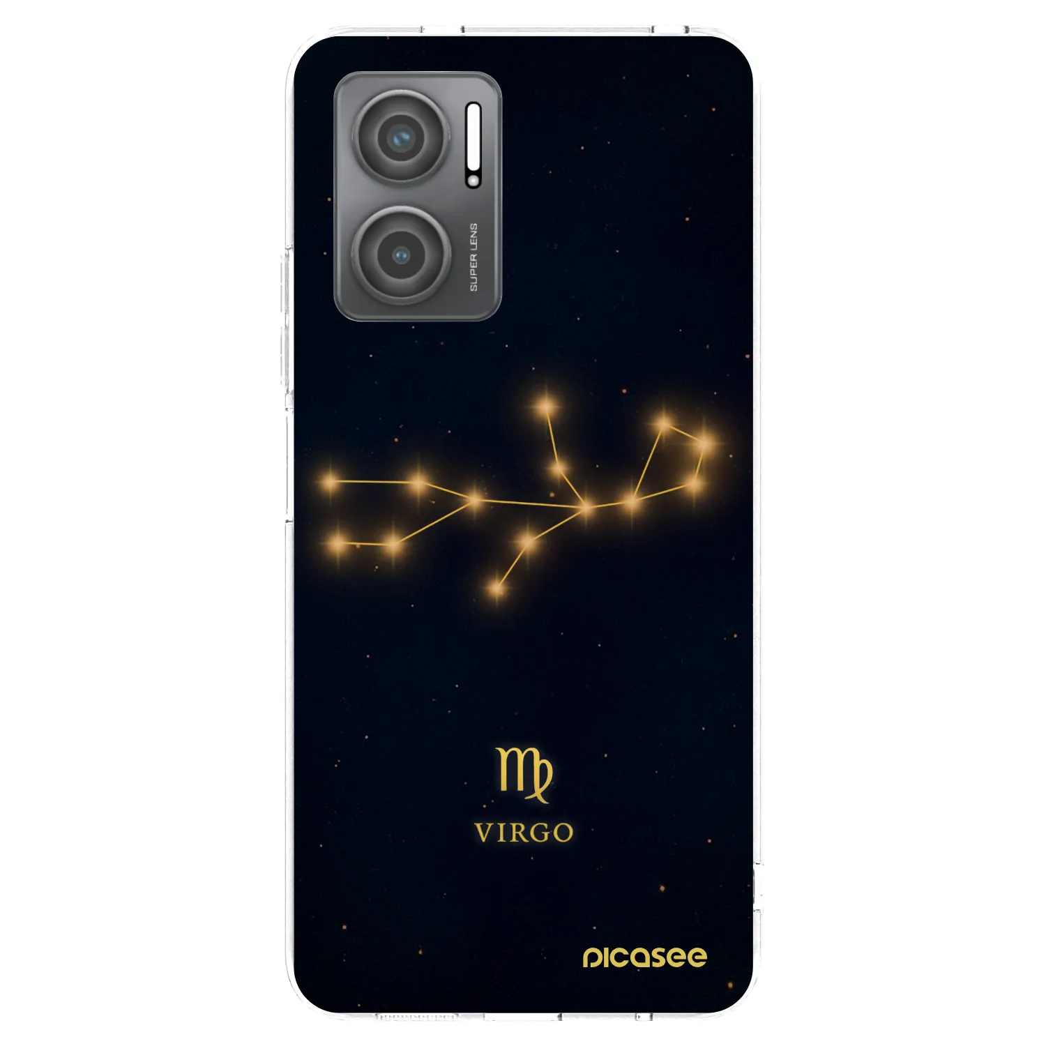 Picasee silikonska prozirna maskica za Xiaomi Redmi 10 5G - VIRGO
