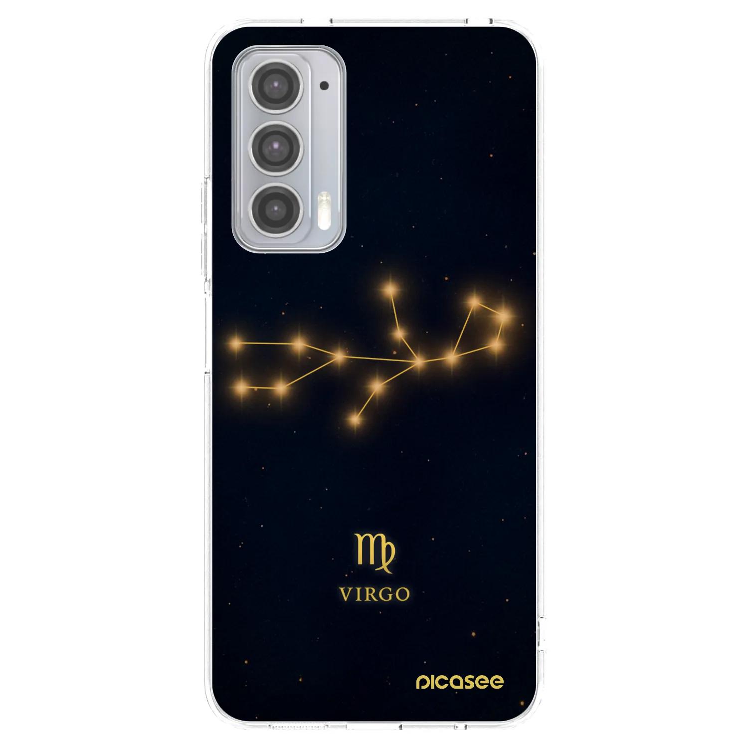 Picasee silikonska prozirna maskica za Motorola Edge 20 - VIRGO