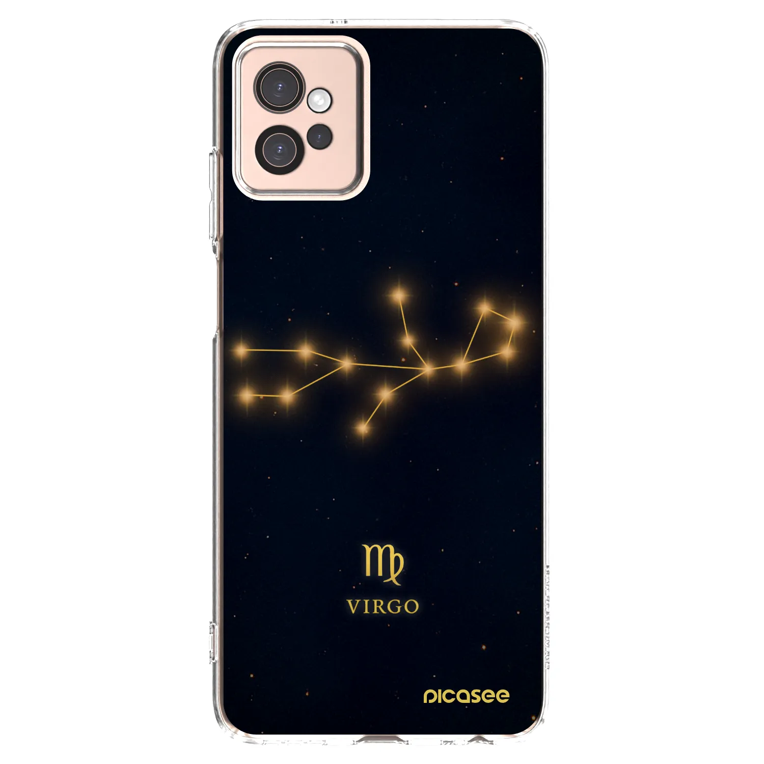 Picasee silikonska prozirna maskica za Motorola Moto G32 - VIRGO