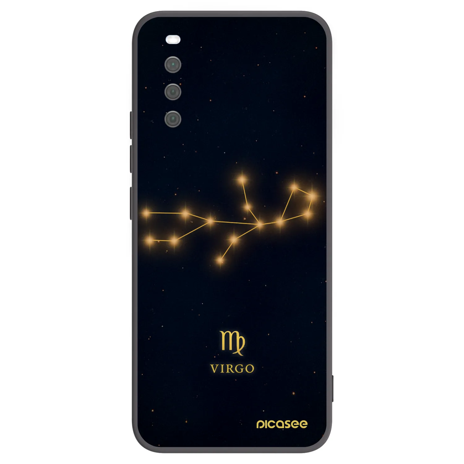 Picasee crna silikonska maskica za Sony Xperia 10 III - VIRGO
