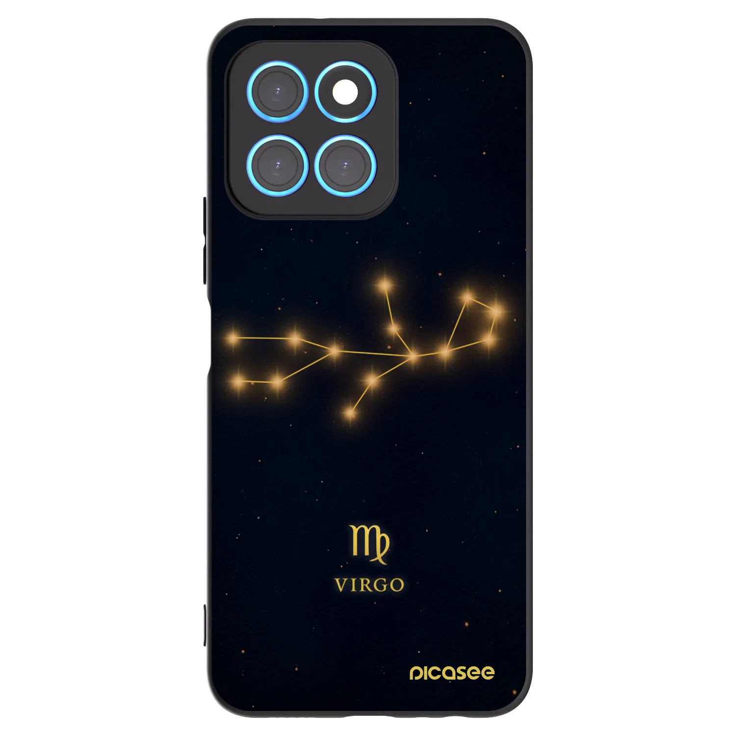 Picasee crna silikonska maskica za Honor X6 - VIRGO