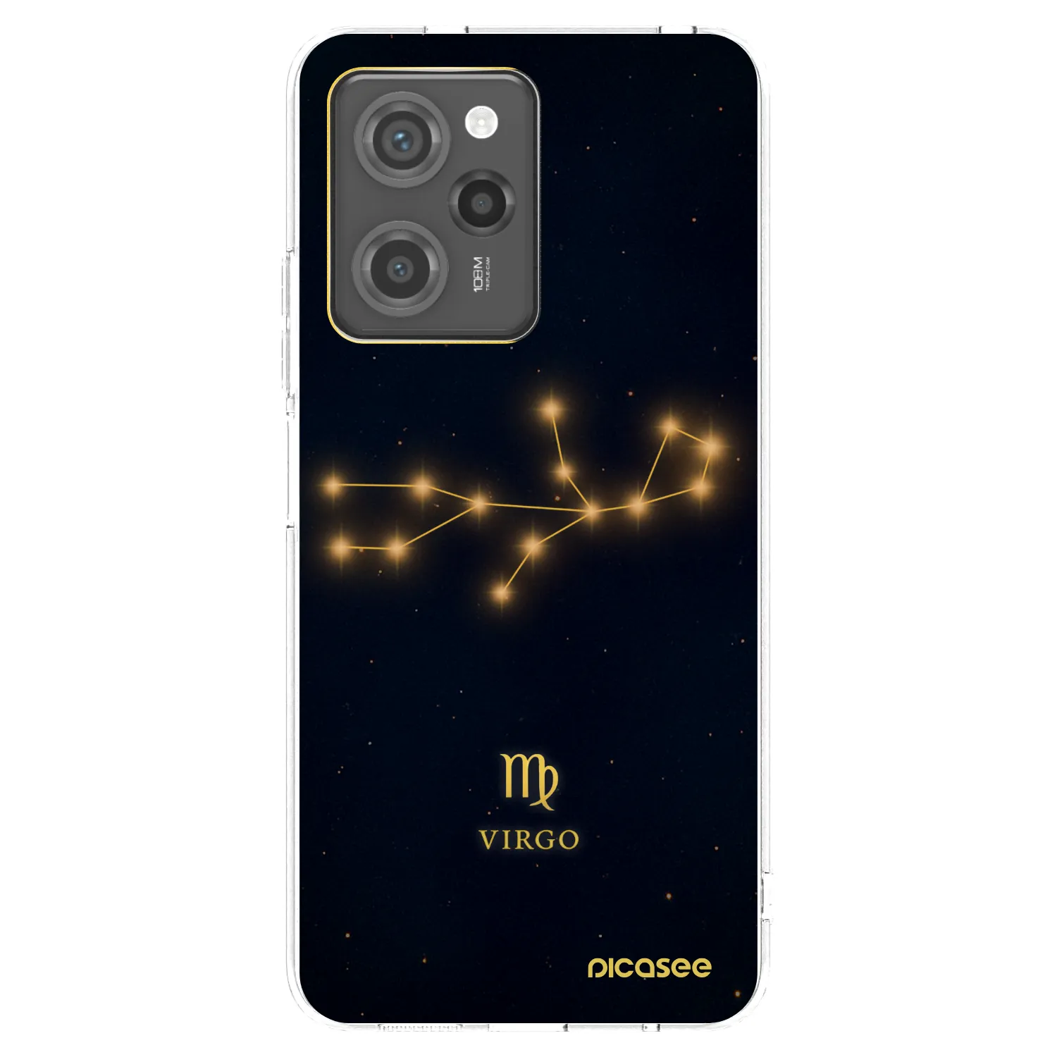 Picasee crna silikonska maskica za Xiaomi Poco X5 Pro - VIRGO
