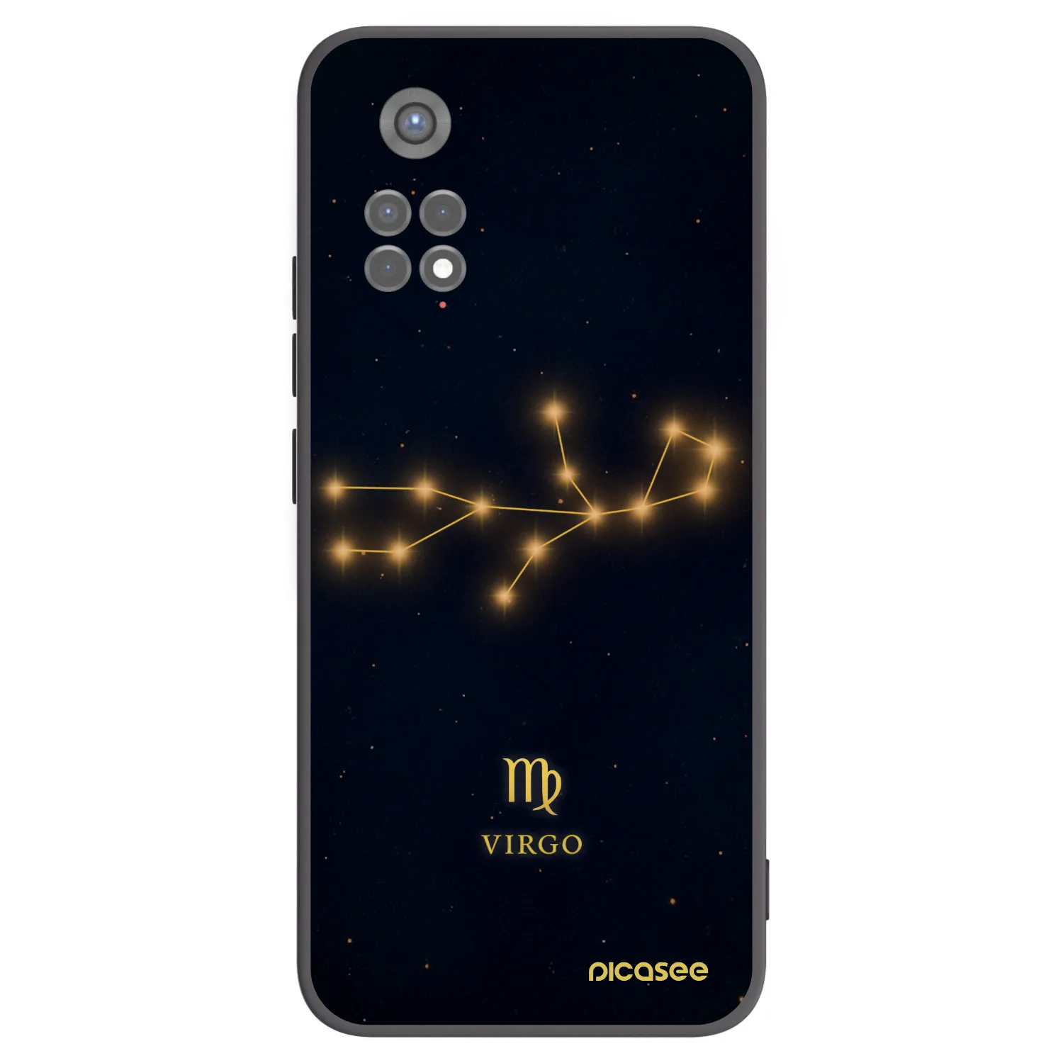 Picasee crna silikonska maskica za Xiaomi Redmi Note 11S 5G - VIRGO