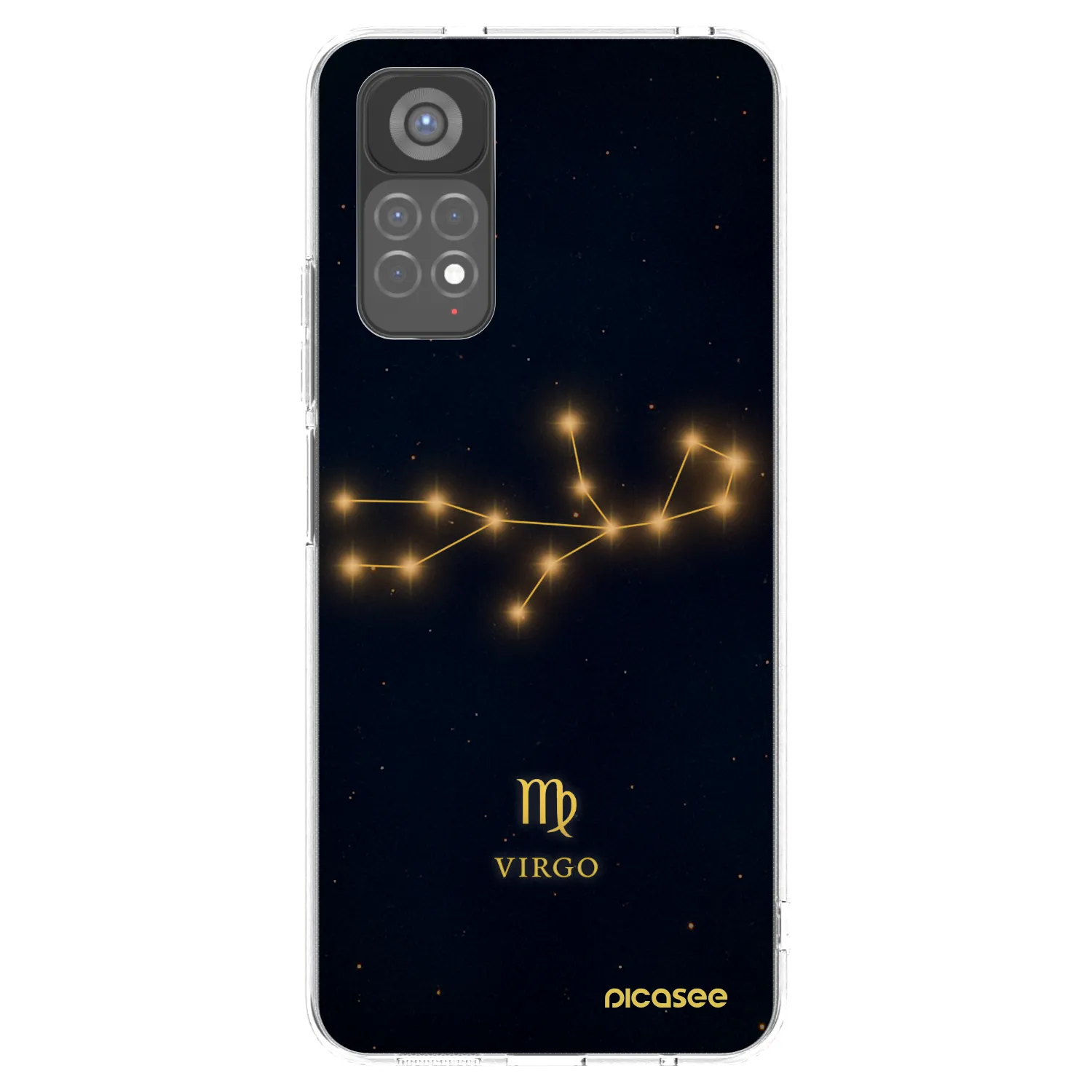 Picasee silikonska prozirna maskica za Xiaomi Redmi Note 11S 5G - VIRGO