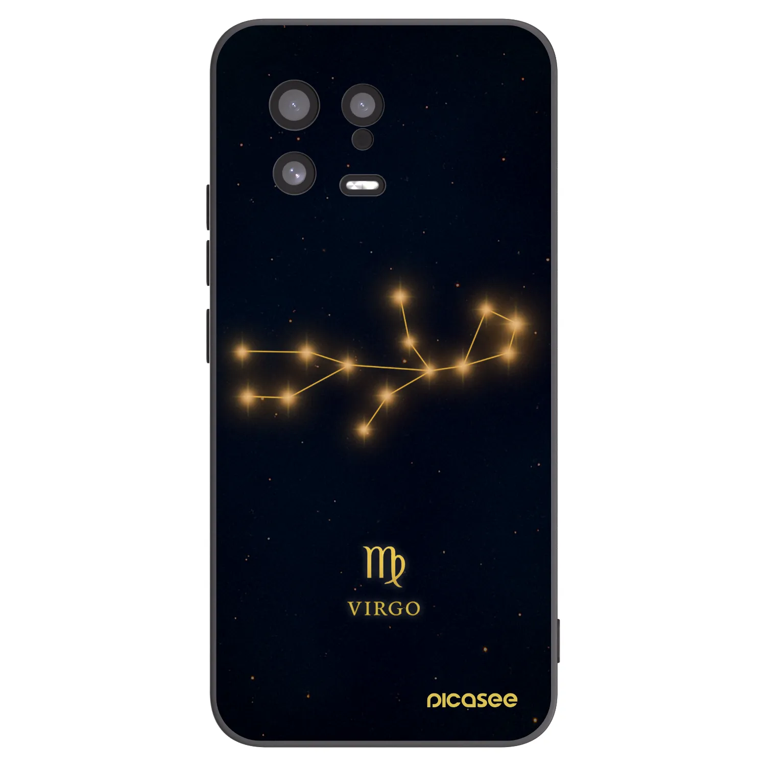 Picasee crna silikonska maskica za Xiaomi 13 - VIRGO