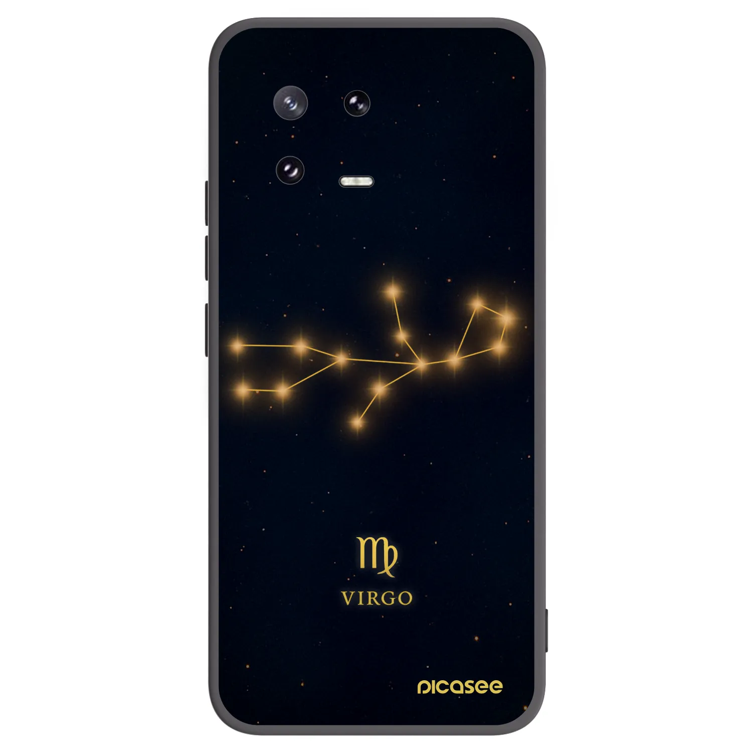Picasee crna silikonska maskica za Xiaomi 13 Pro - VIRGO