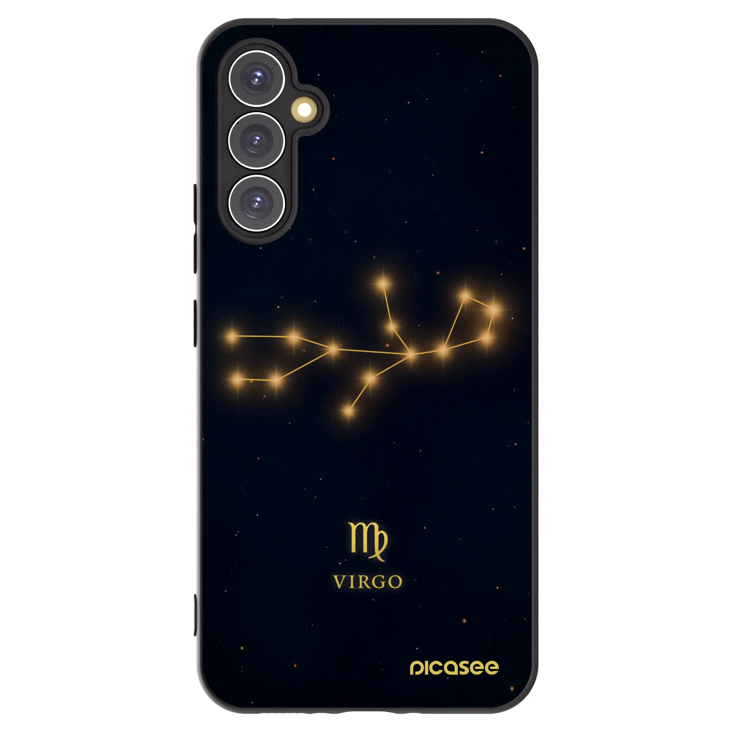 Picasee crna silikonska maskica za Samsung Galaxy A34 5G A346B - VIRGO