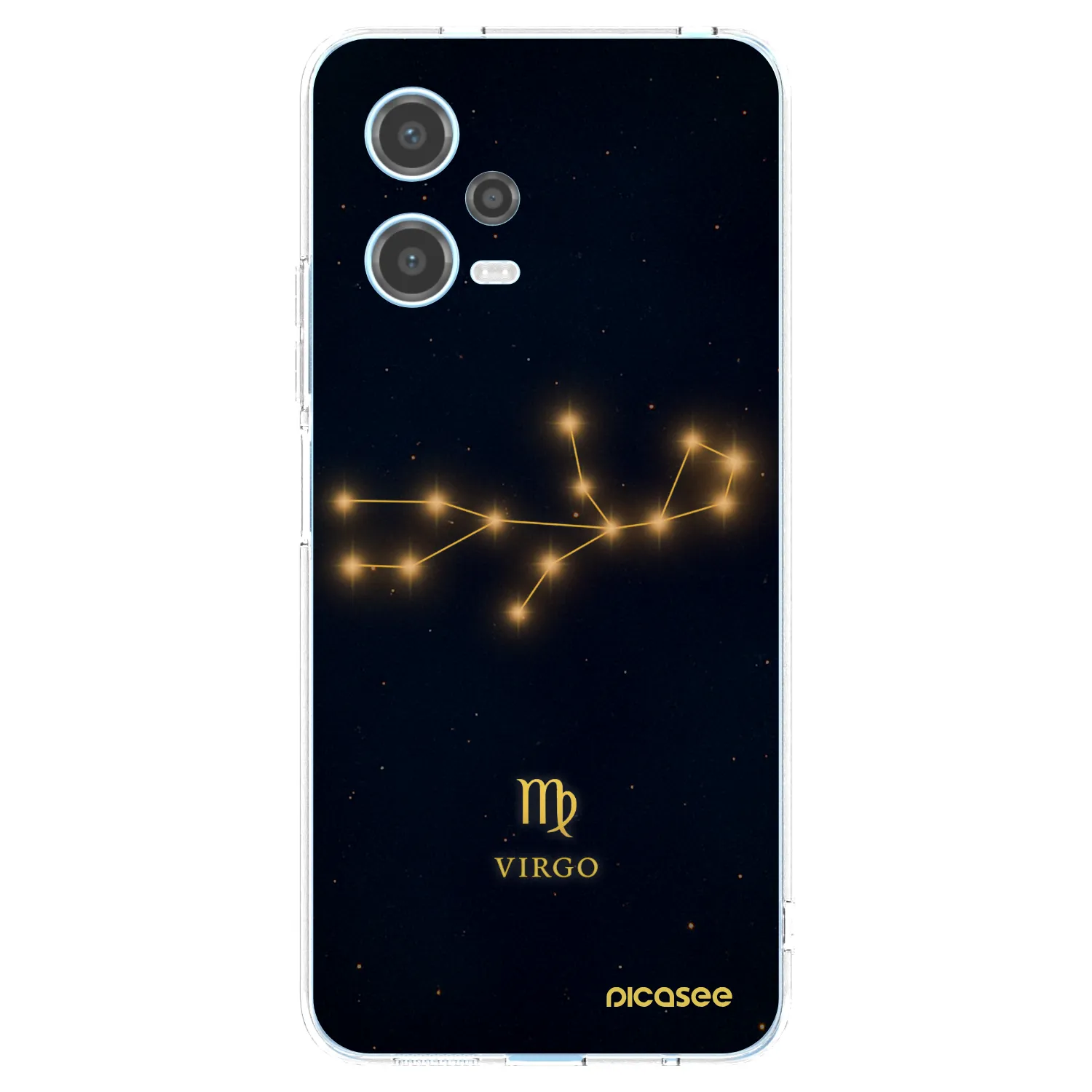 Picasee silikonska prozirna maskica za Xiaomi Redmi Note 12 5G - VIRGO