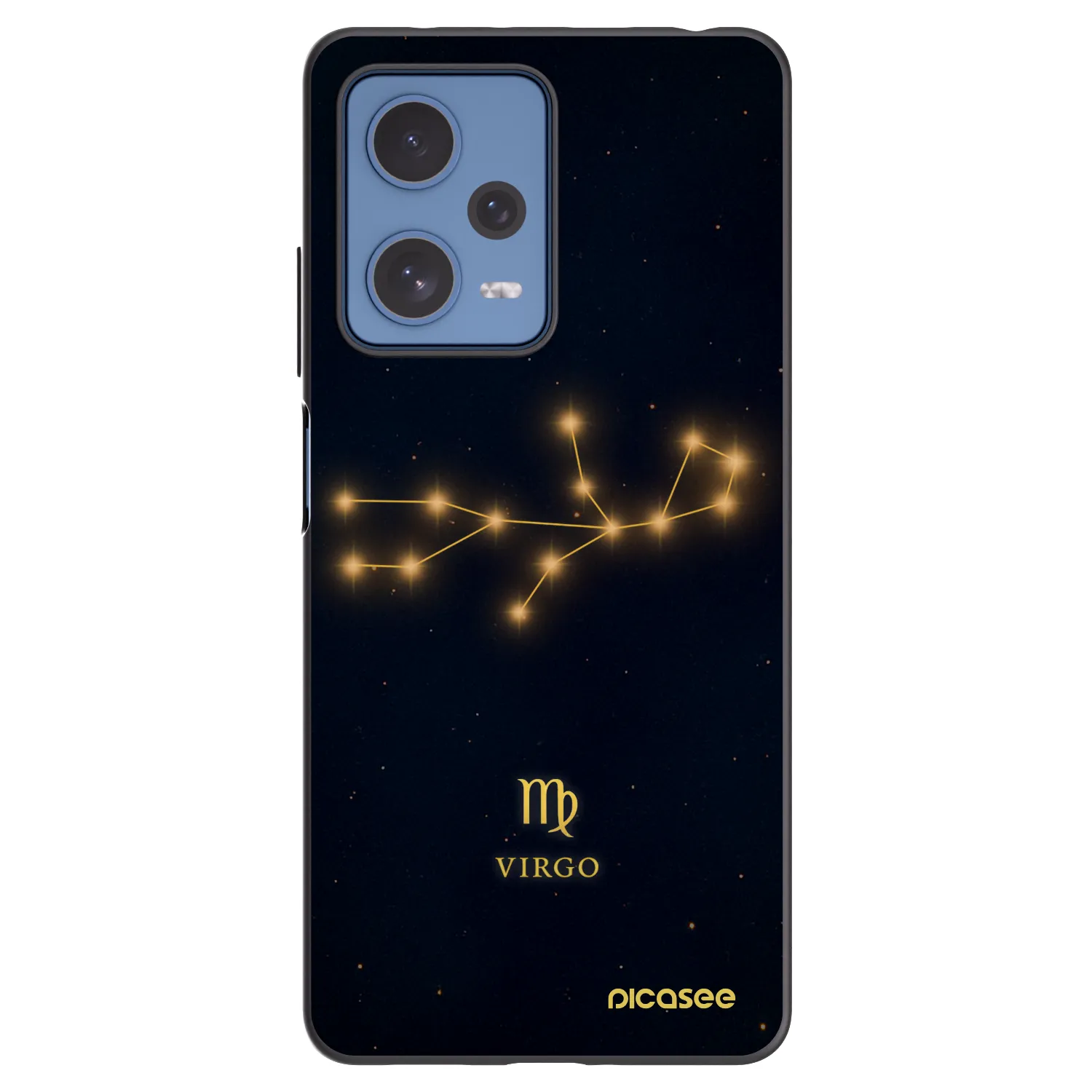 Picasee crna silikonska maskica za Xiaomi Redmi Note 12 Pro 5G - VIRGO
