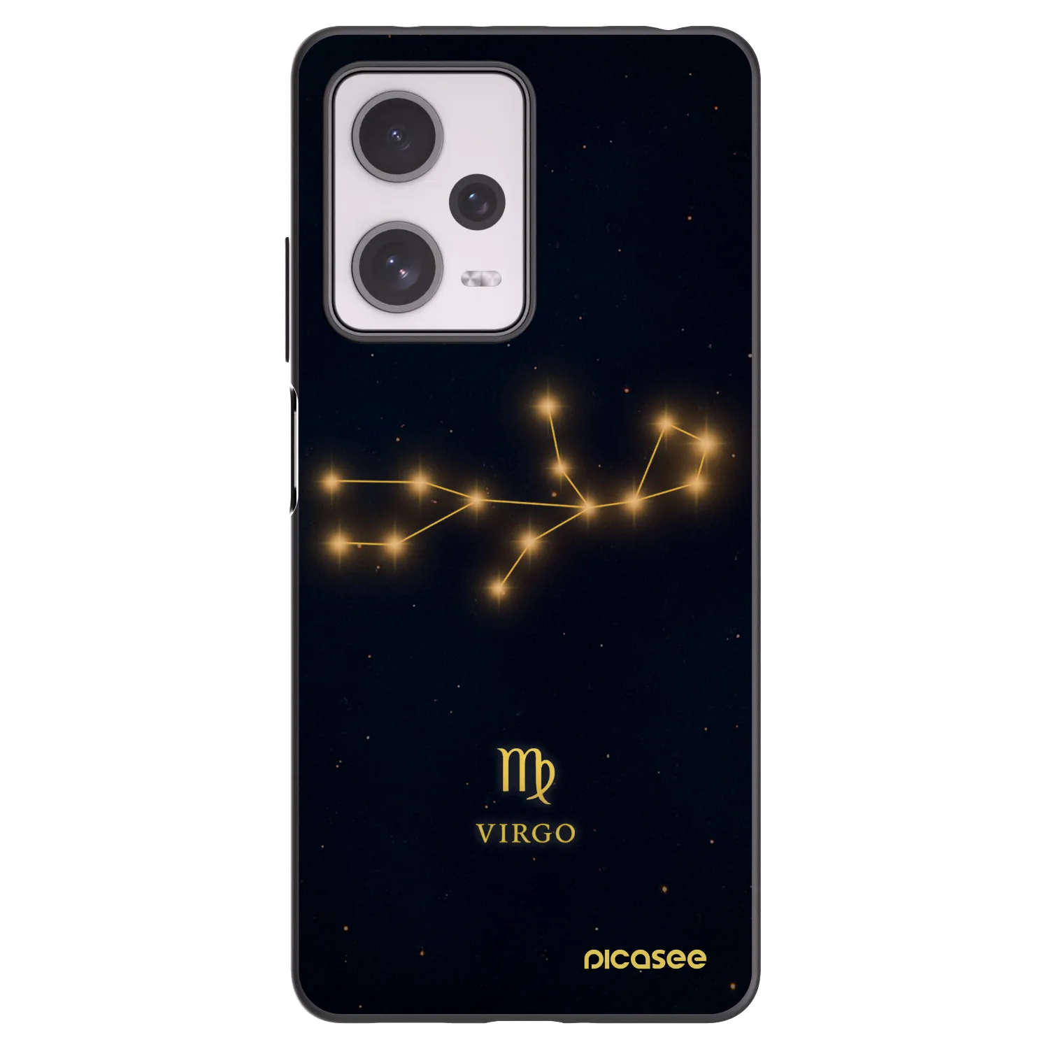 Picasee crna silikonska maskica za Xiaomi Redmi Note 12 Pro+ 5G - VIRGO