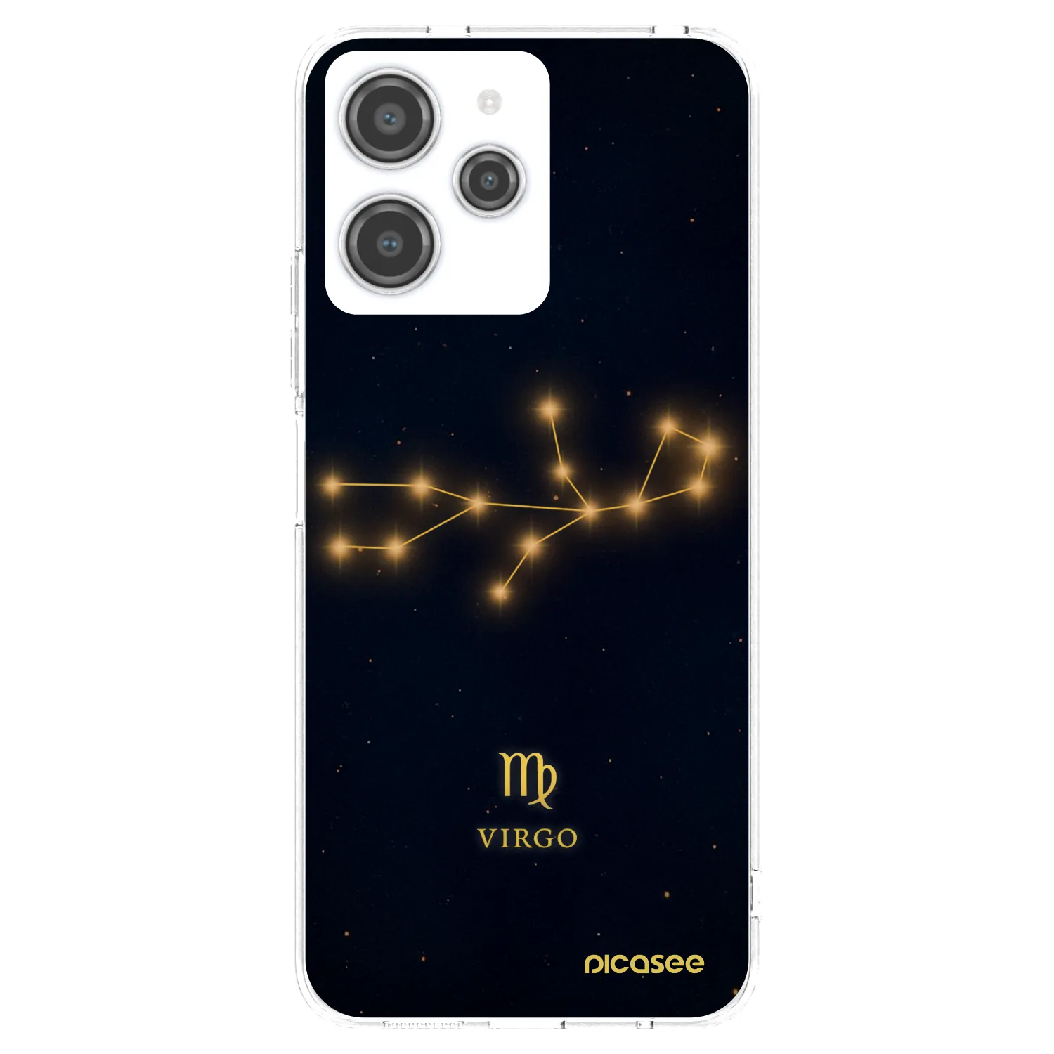Picasee silikonska prozirna maskica za Xiaomi Redmi 12 4G - VIRGO