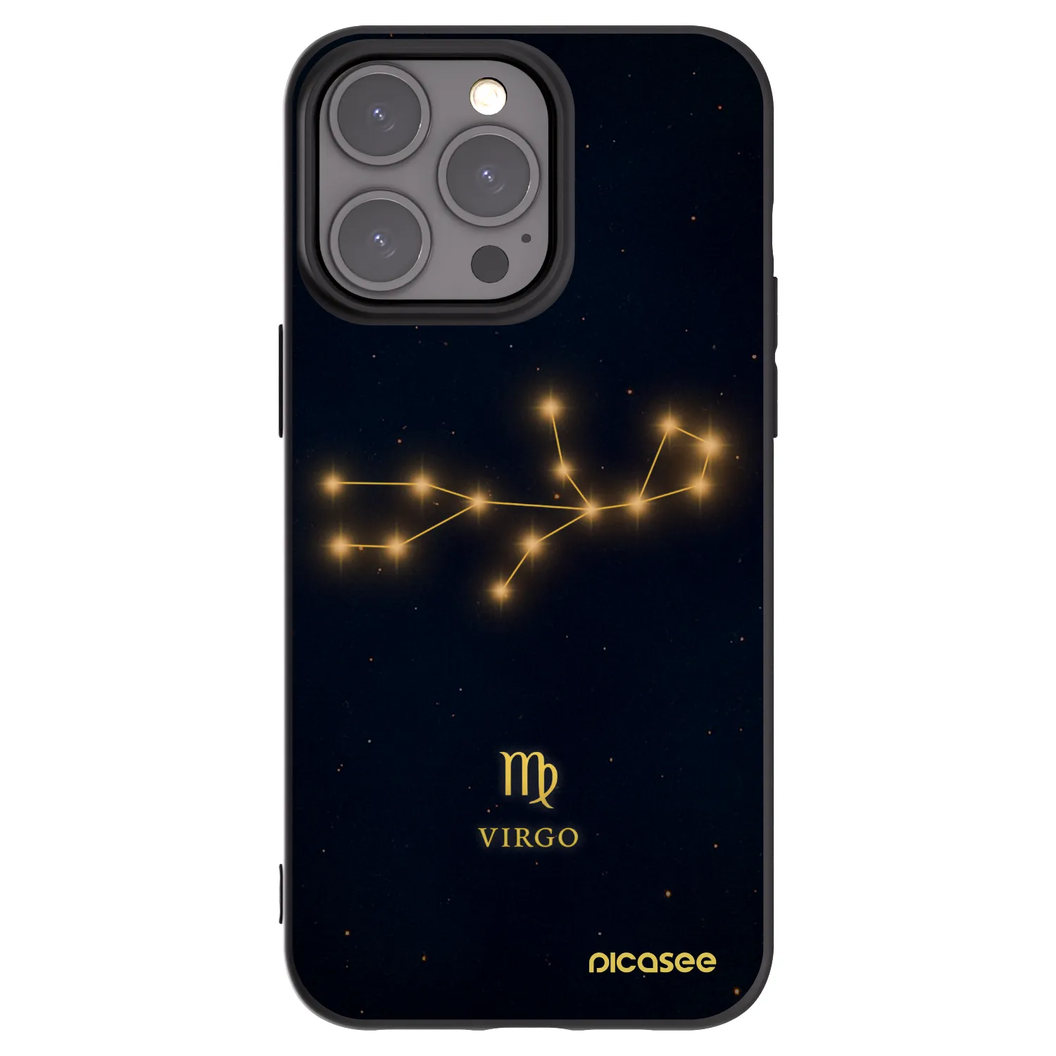 Picasee crna silikonska maskica za Apple iPhone 15 Pro Max - VIRGO