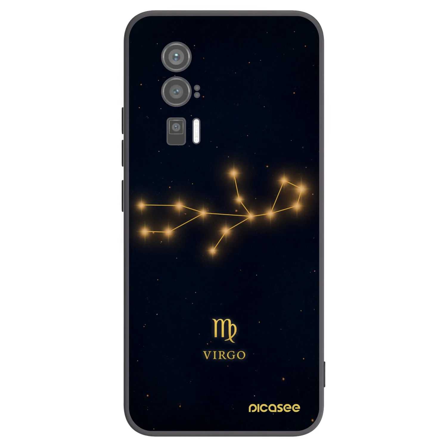 Picasee crna silikonska maskica za Xiaomi Poco F5 Pro 5G - VIRGO