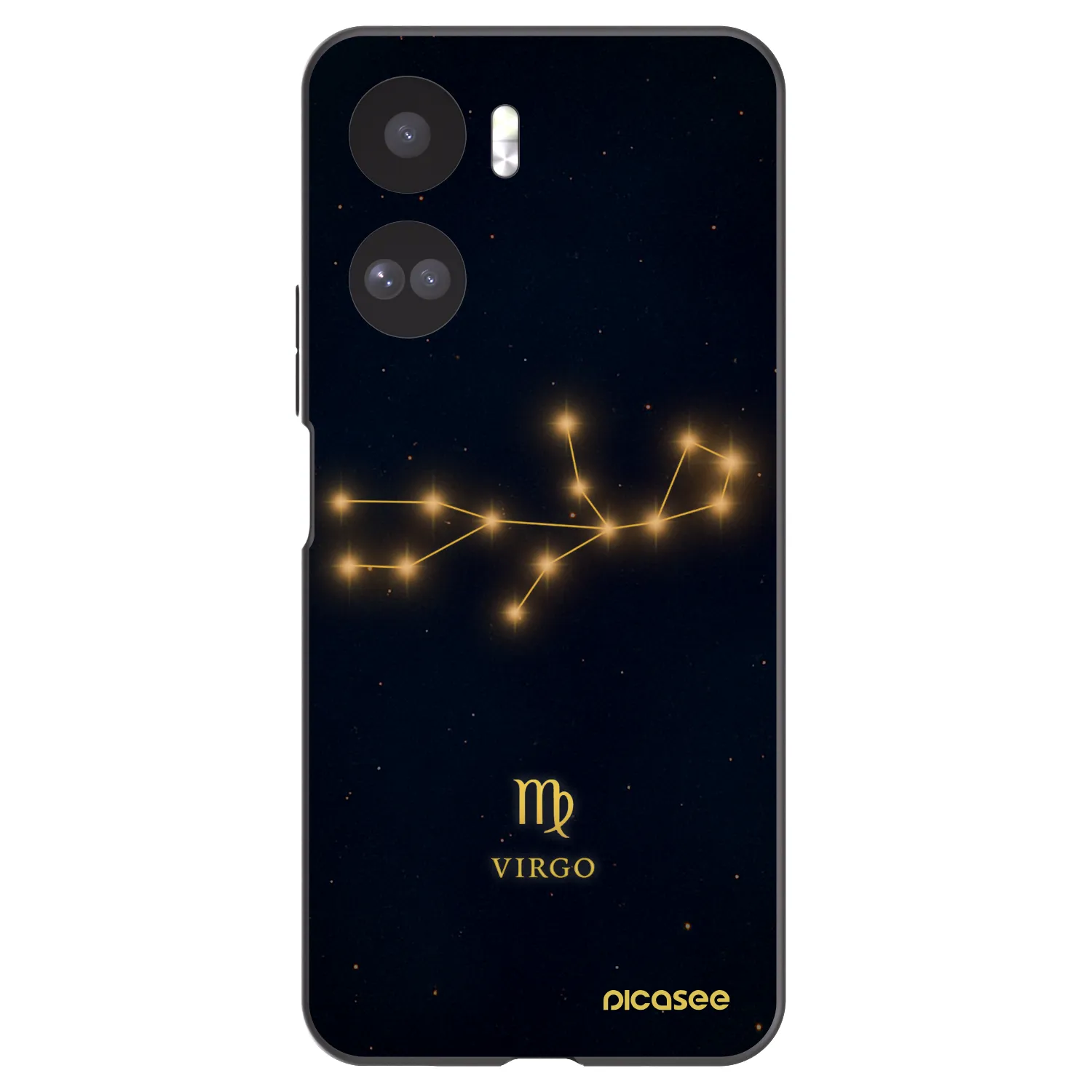 Picasee crna silikonska maskica za Honor 90 Lite 5G - VIRGO