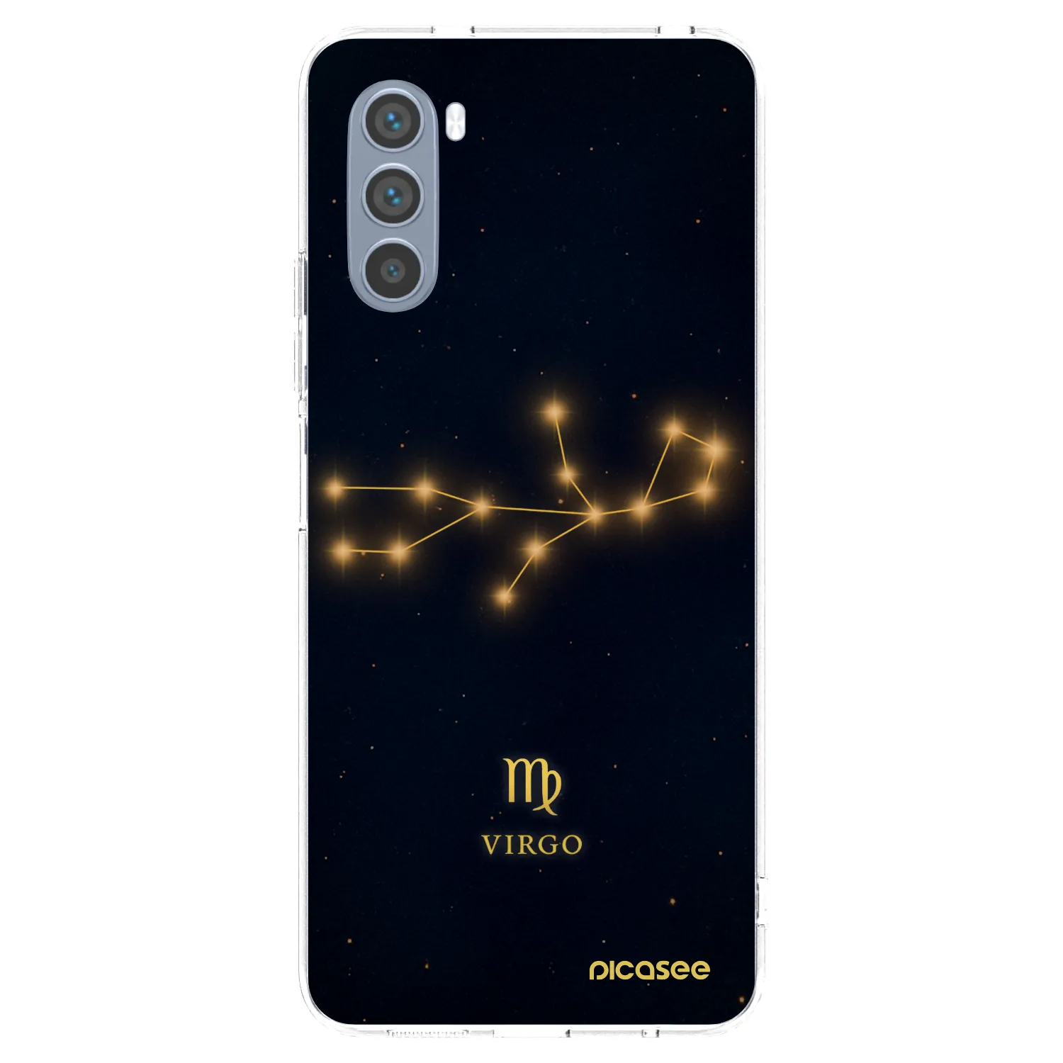 Picasee silikonska prozirna maskica za Motorola Moto G62 - VIRGO