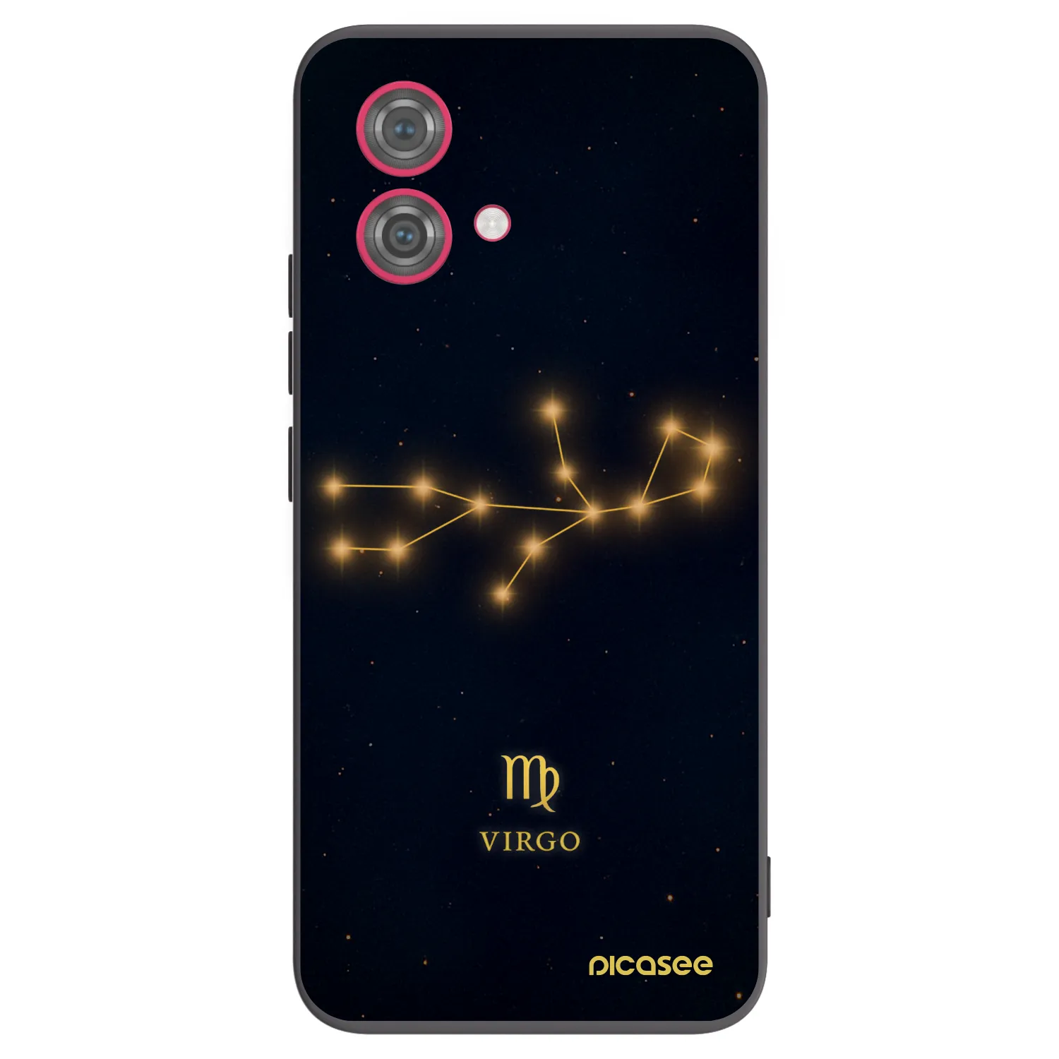 Picasee crna silikonska maskica za Motorola Moto G84 5G - VIRGO