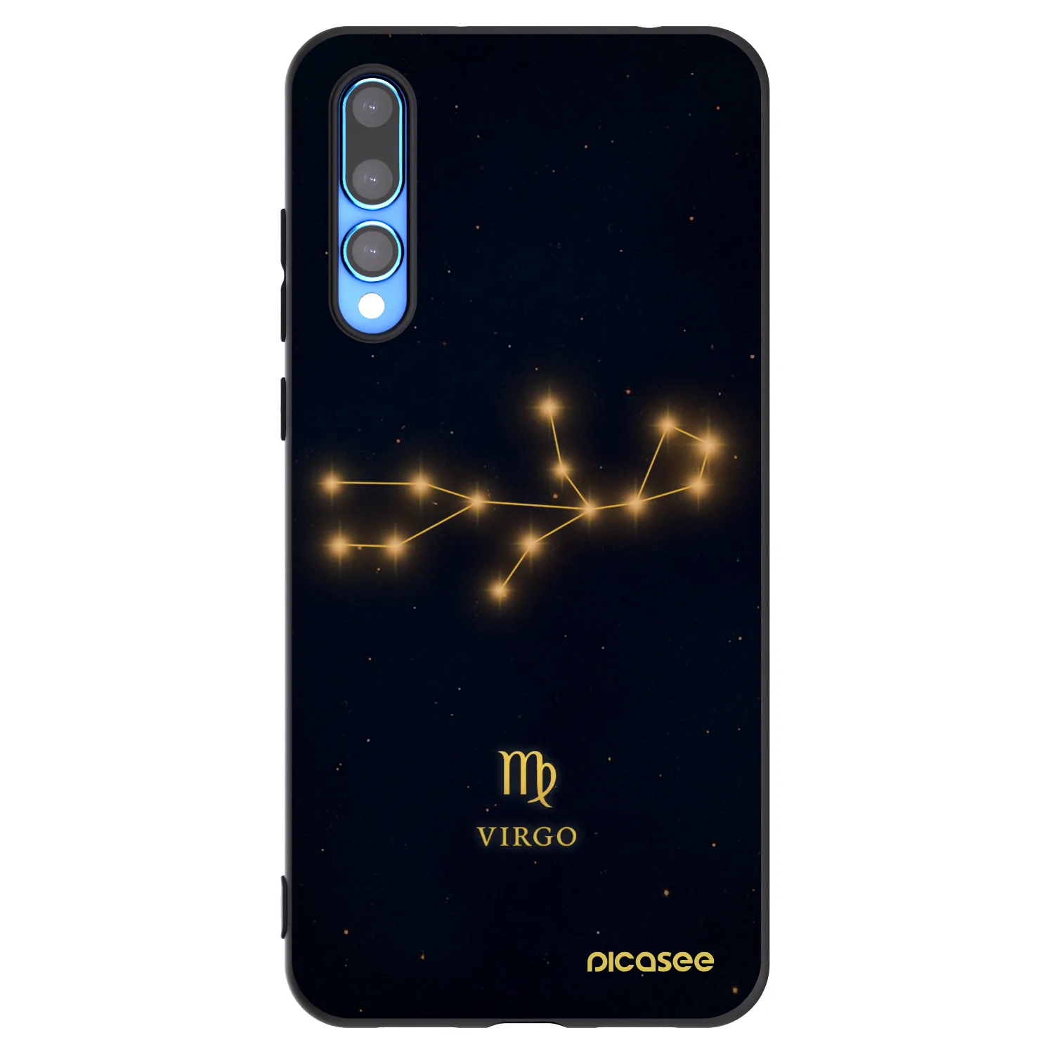 Picasee crna silikonska maskica za Huawei P20 Pro - VIRGO