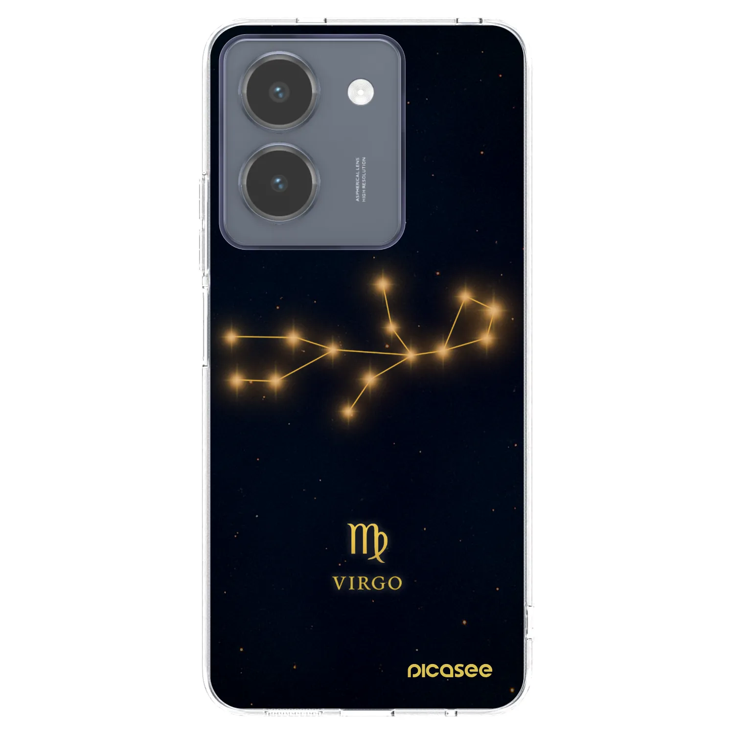 Picasee silikonska prozirna maskica za Vivo Y36 4G - VIRGO