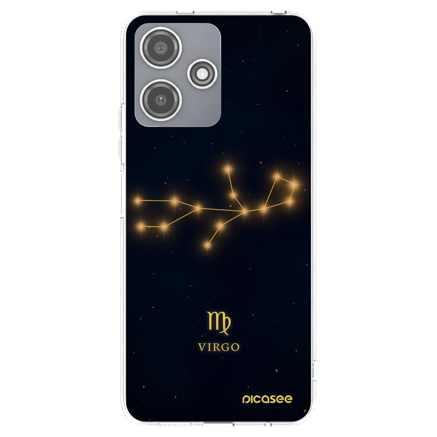 Picasee silikonska prozirna maskica za Xiaomi Redmi 12 5G - VIRGO