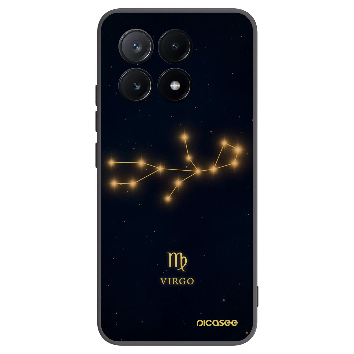 Picasee crna silikonska maskica za Xiaomi Poco X6 Pro - VIRGO