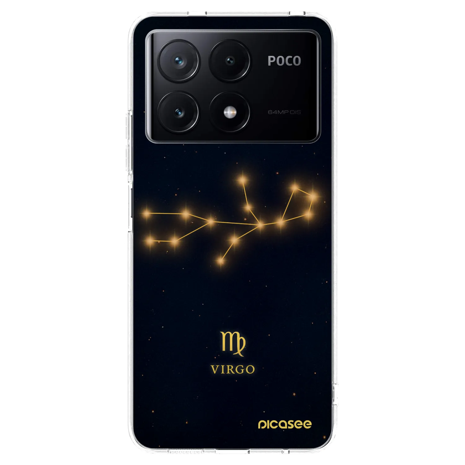 Picasee silikonska prozirna maskica za Xiaomi Poco X6 Pro - VIRGO