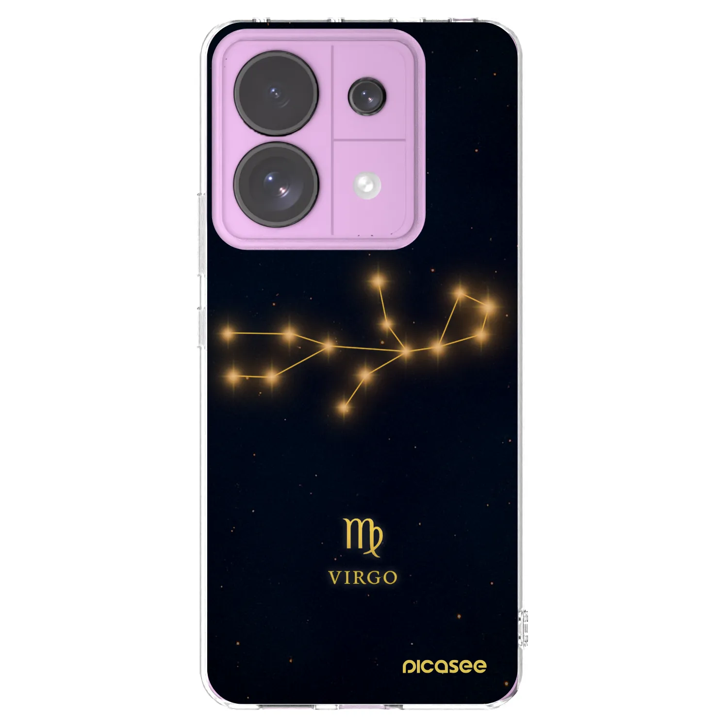Picasee silikonska prozirna maskica za Xiaomi Redmi Note 13 Pro 5G - VIRGO