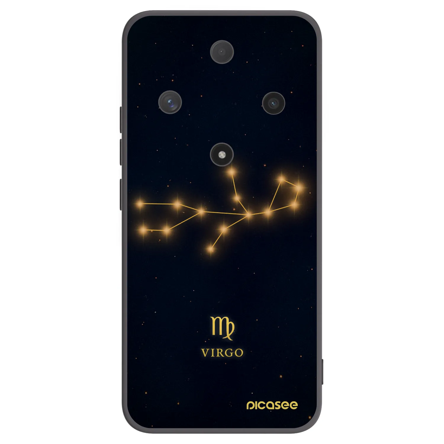 Picasee crna silikonska maskica za Honor Magic6 Lite 5G - VIRGO