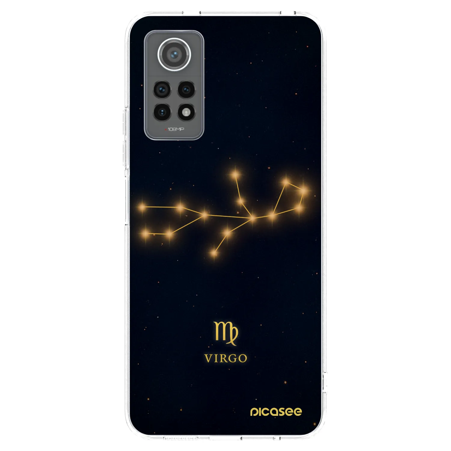 Picasee silikonska prozirna maskica za Xiaomi Redmi Note 12 Pro 4G - VIRGO