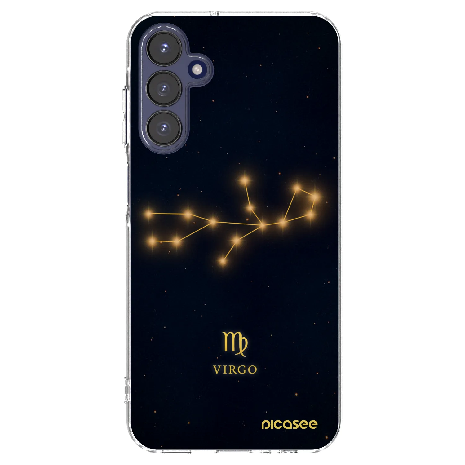 Picasee silikonska prozirna maskica za Samsung Galaxy A15 A155F 4G - VIRGO