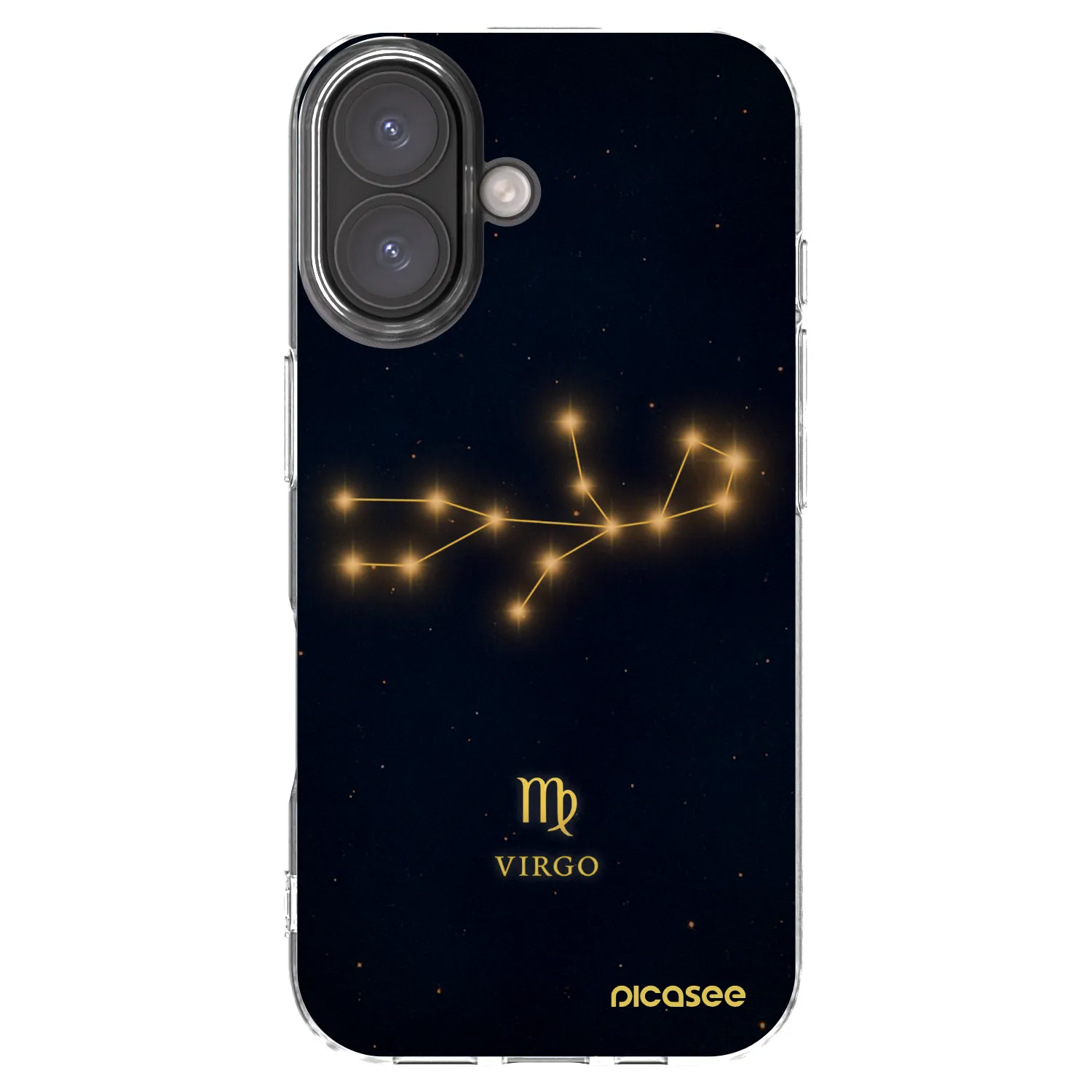 Picasee silikonska prozirna maskica za Apple iPhone 16 - VIRGO