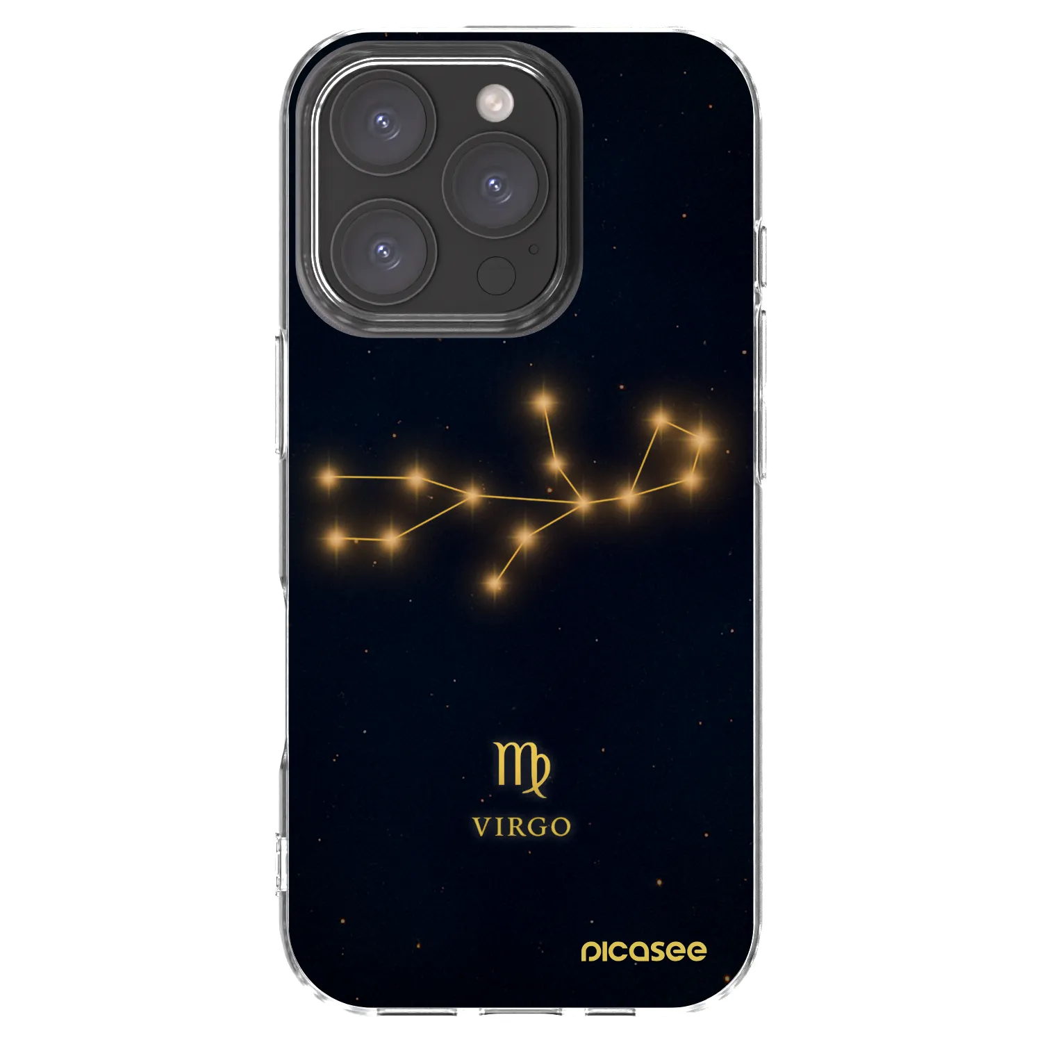 Picasee silikonska prozirna maskica za Apple iPhone 16 Pro - VIRGO