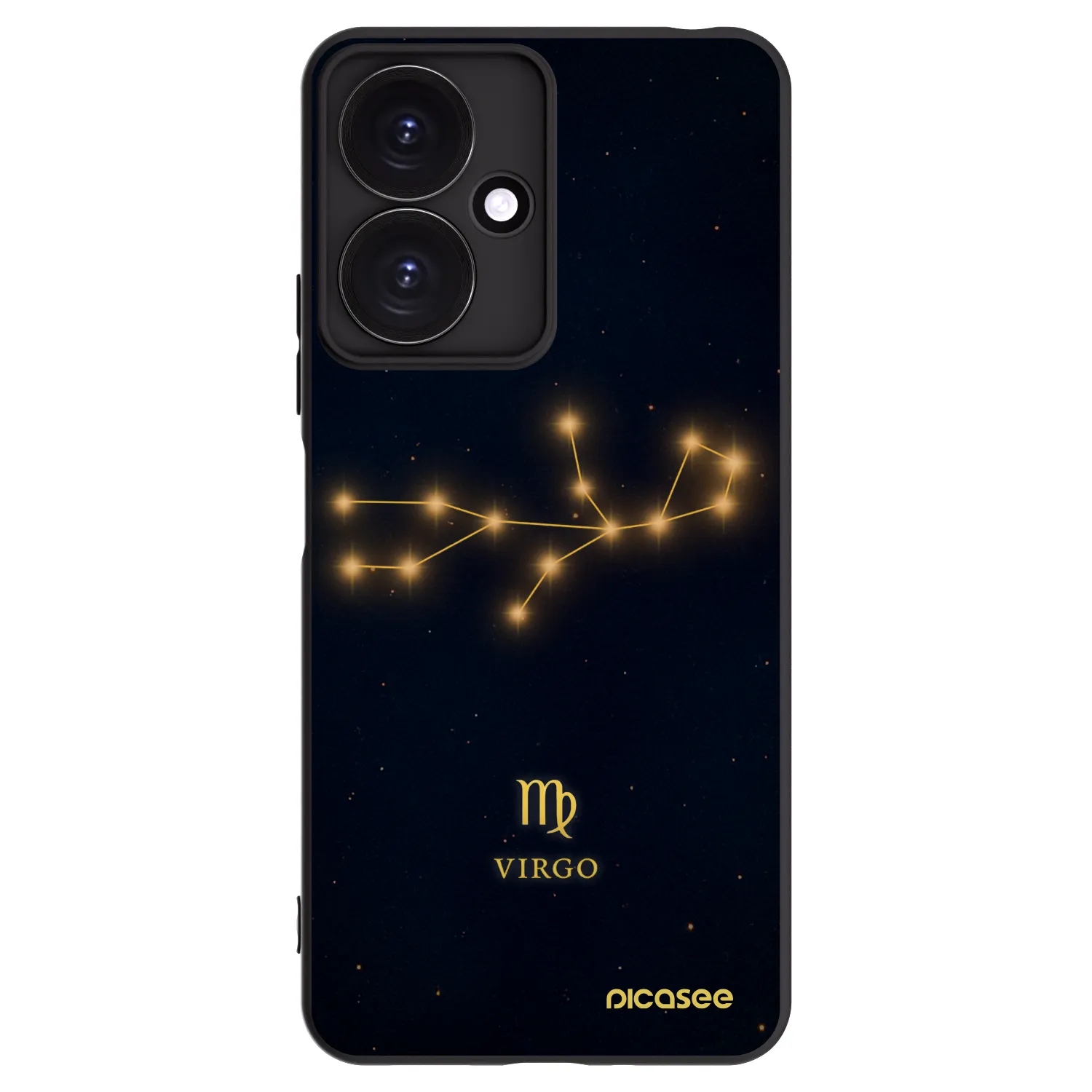 Picasee crna silikonska maskica za Xiaomi Redmi 13C 5G - VIRGO