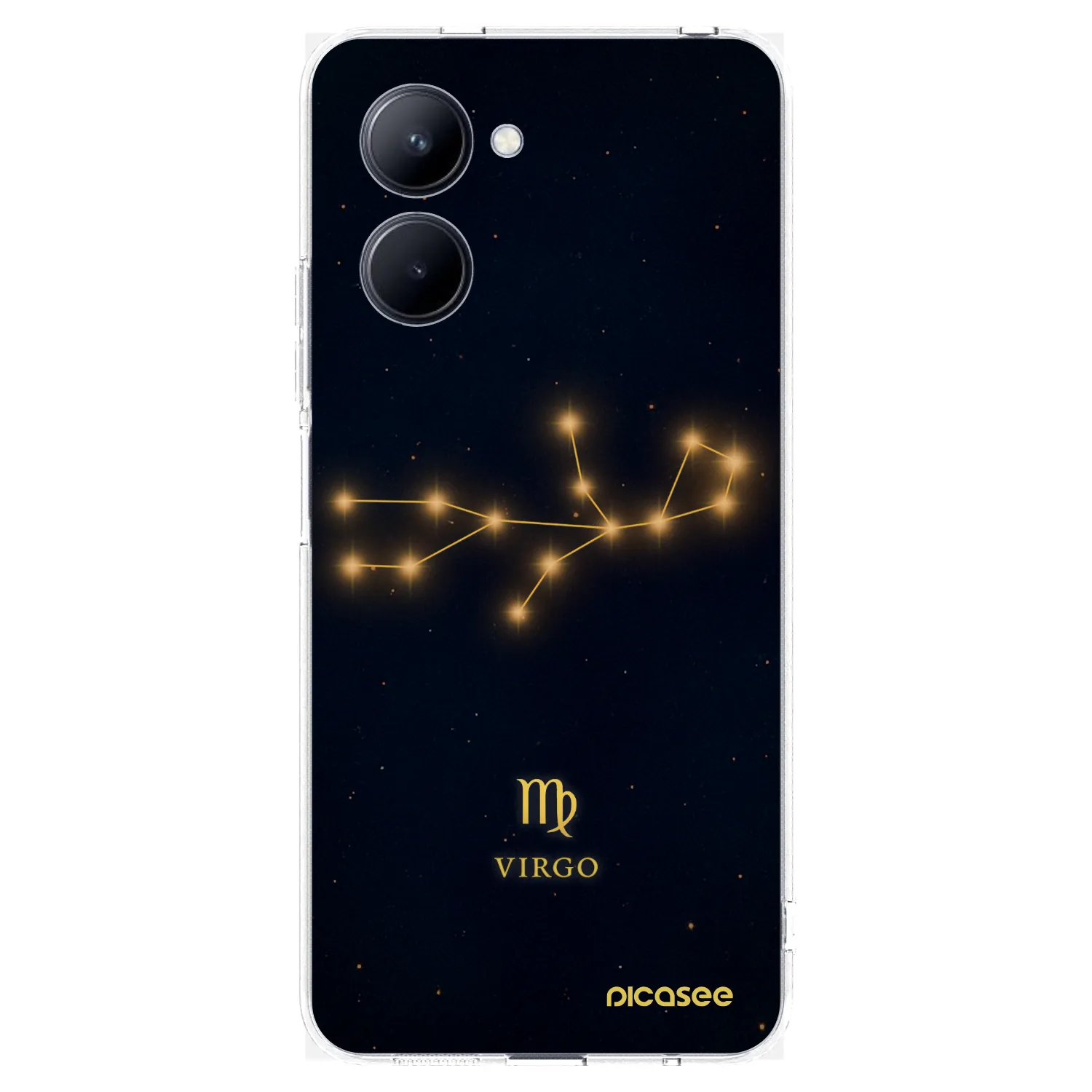 Picasee silikonska prozirna maskica za Realme C33 (2023) - VIRGO
