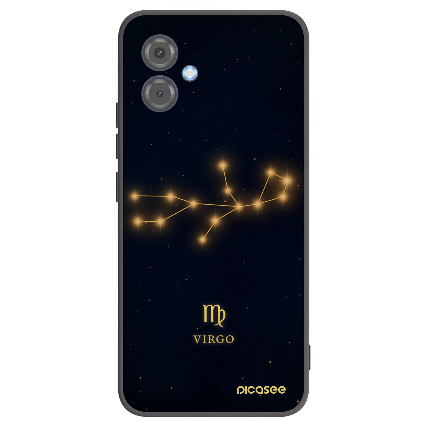 Picasee crna silikonska maskica za Motorola Moto G14 - VIRGO