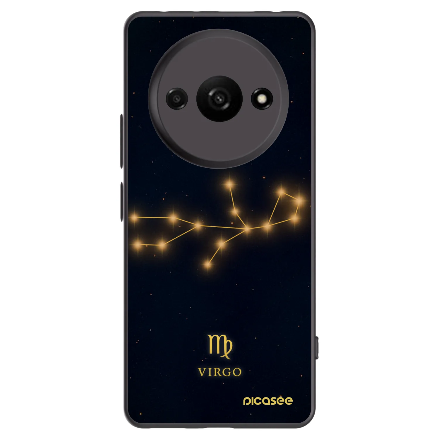 Picasee crna silikonska maskica za Xiaomi Redmi A3 - VIRGO