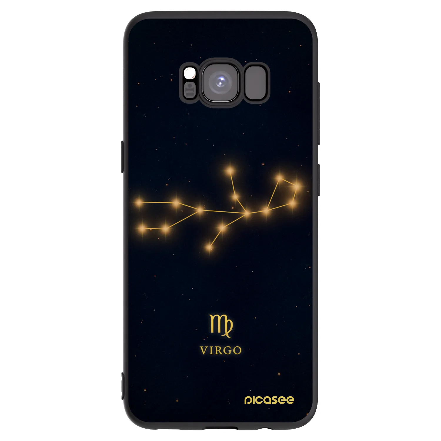 Picasee crna silikonska maskica za Samsung Galaxy A73 5G - VIRGO